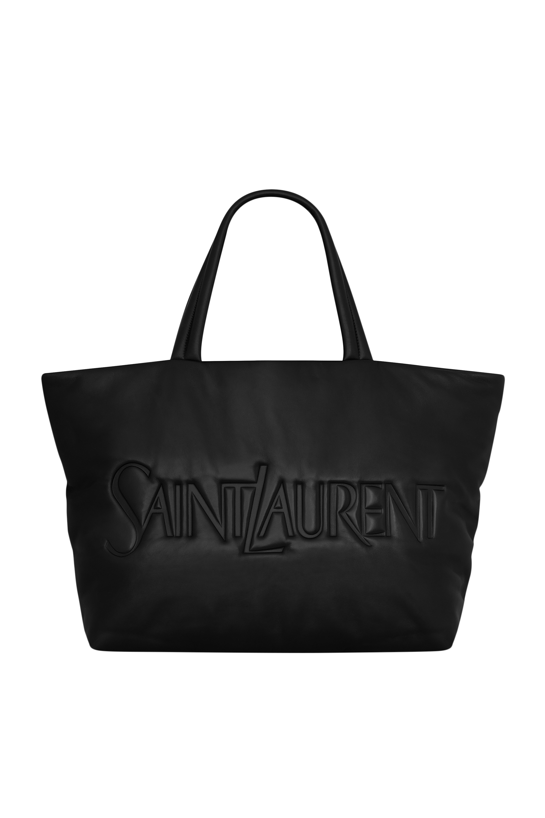 حقيبة يد بشعار الماركة جلد حمل نابا