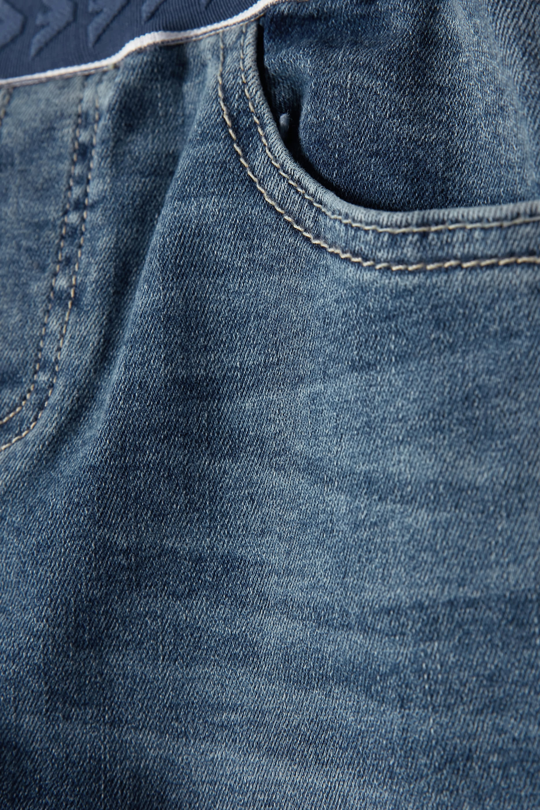 بنطال جينز بقصة ضيقة دنيم للأطفال