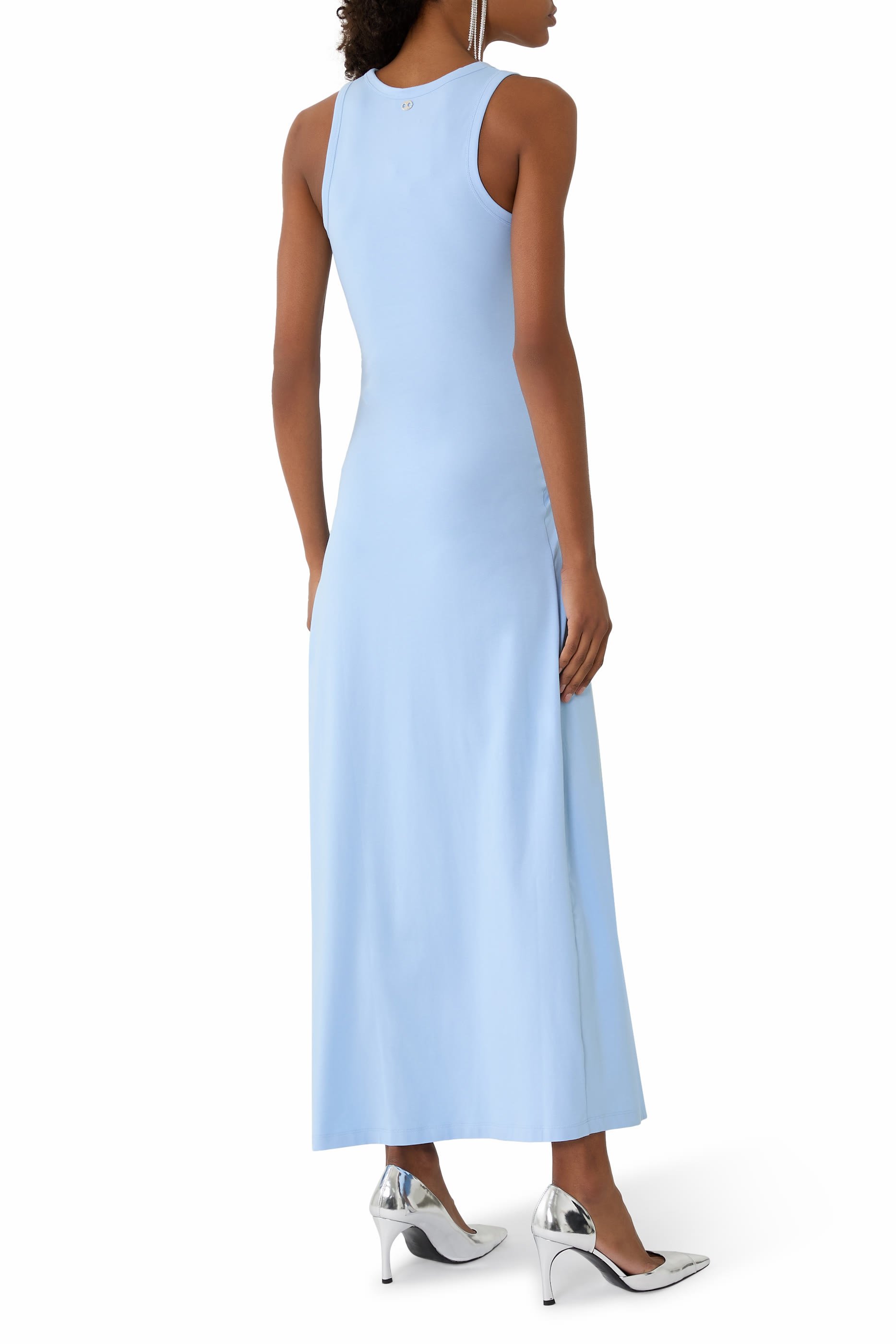 Cutout Cotton-Blend Maxi Dress