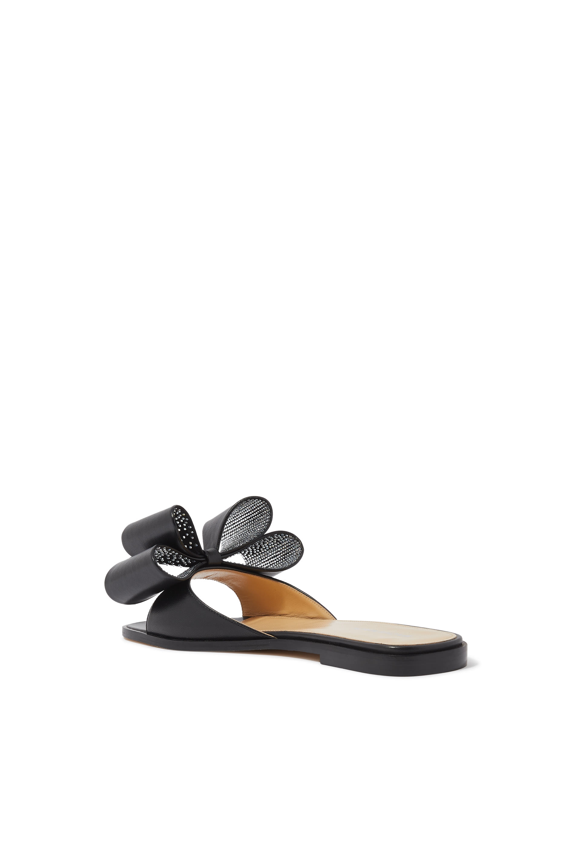 حذاء كادو خفيف بنعل مسطح وربطة فيونكة كبيرة