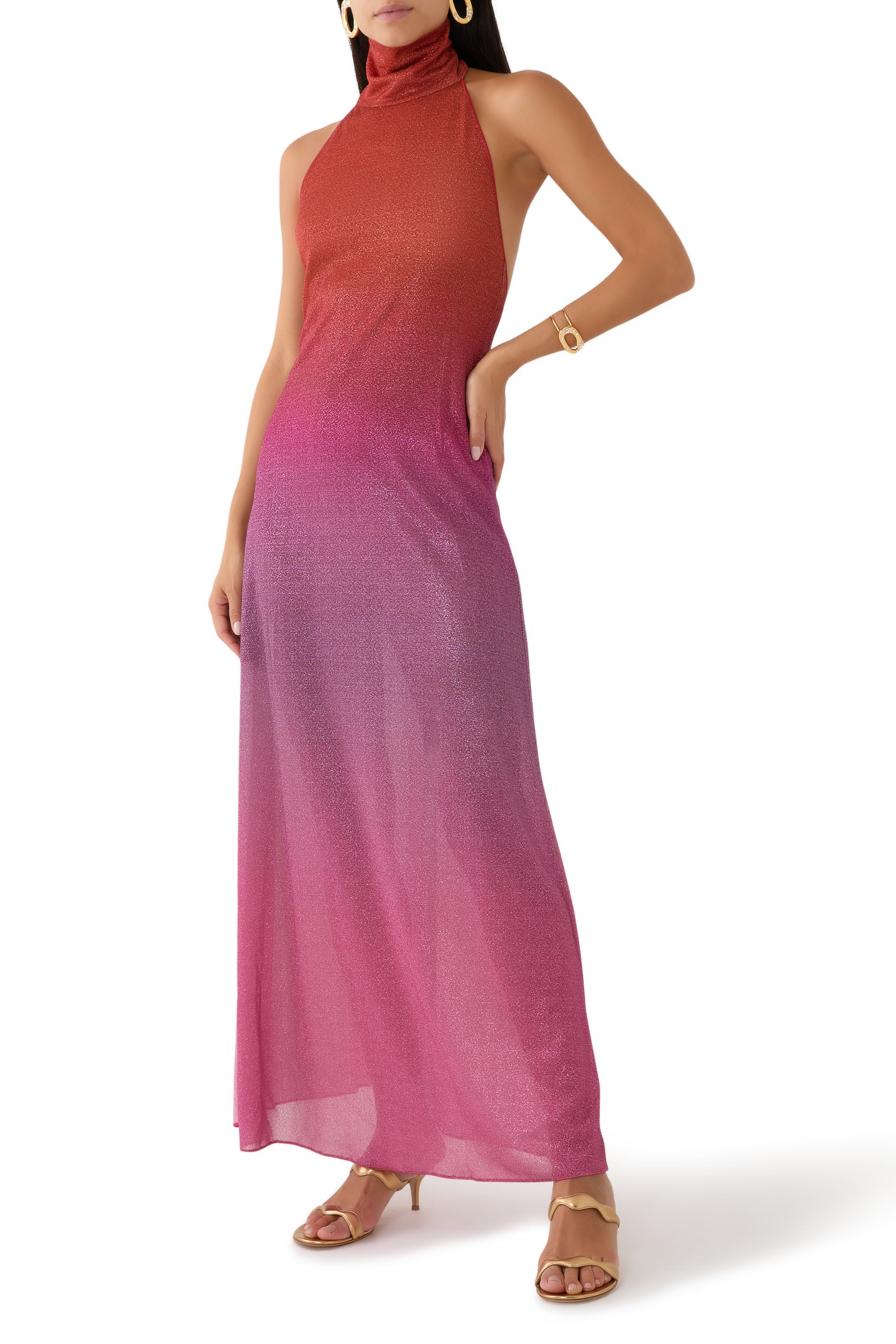 فستان لوميير بياقة عالية