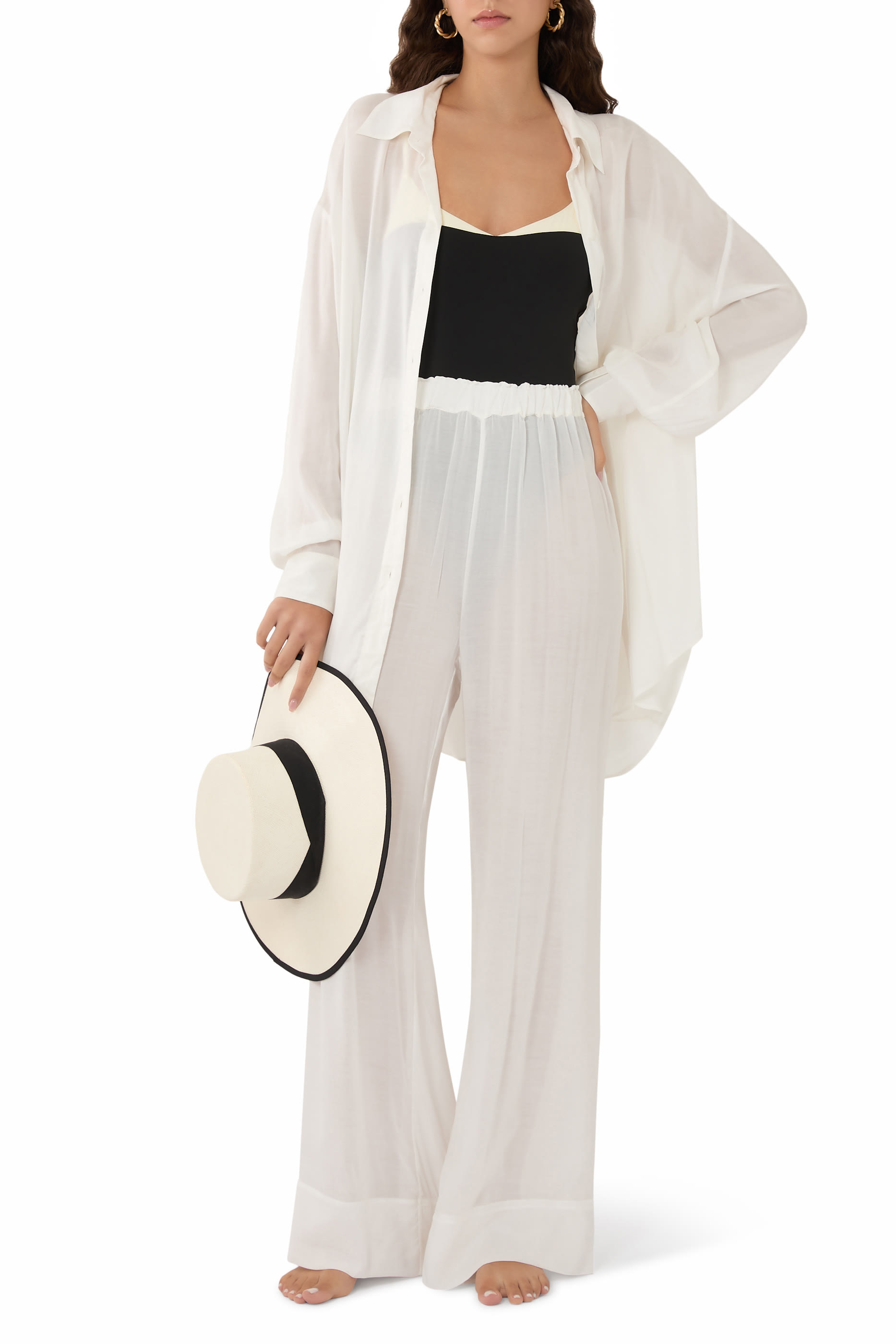 قميص كريمونا بقصة فضفاضة