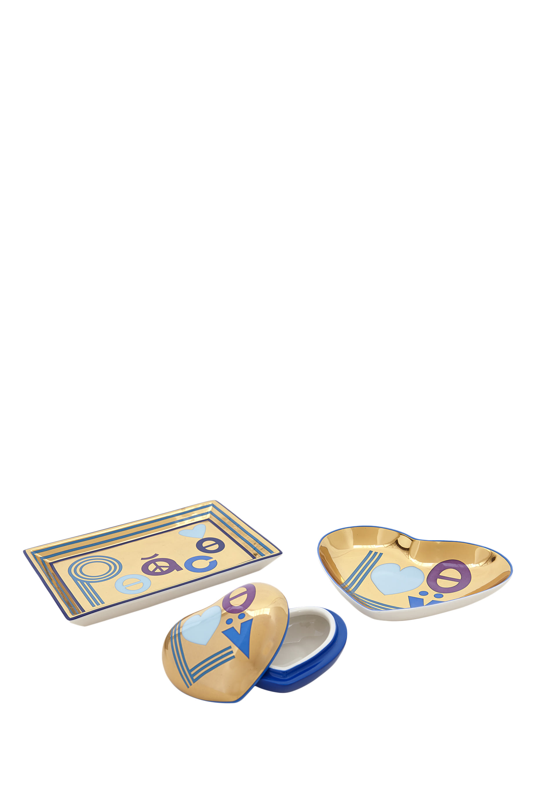 صينية زينة بتصميم قلب