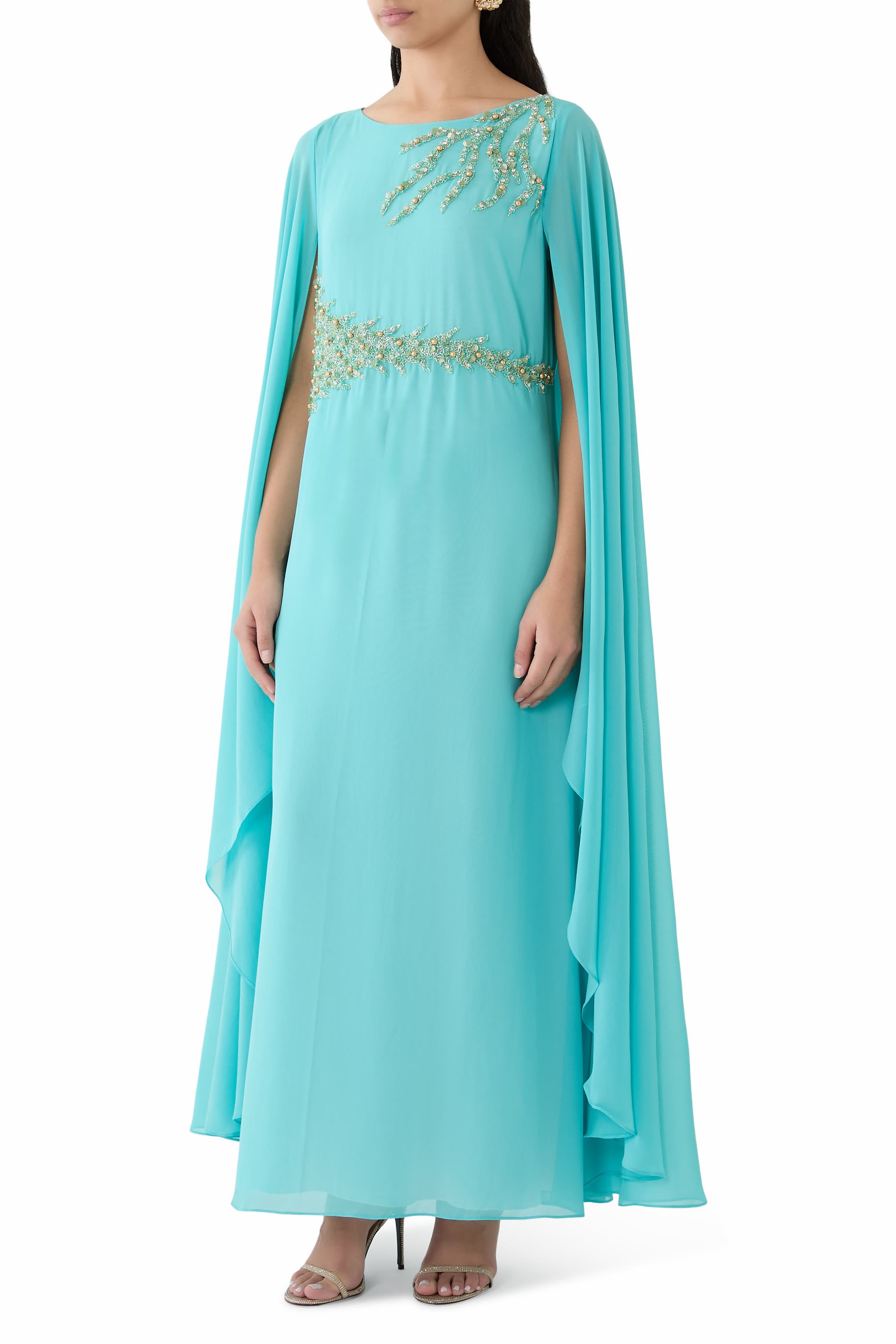 فستان كورالين بياقة قارب