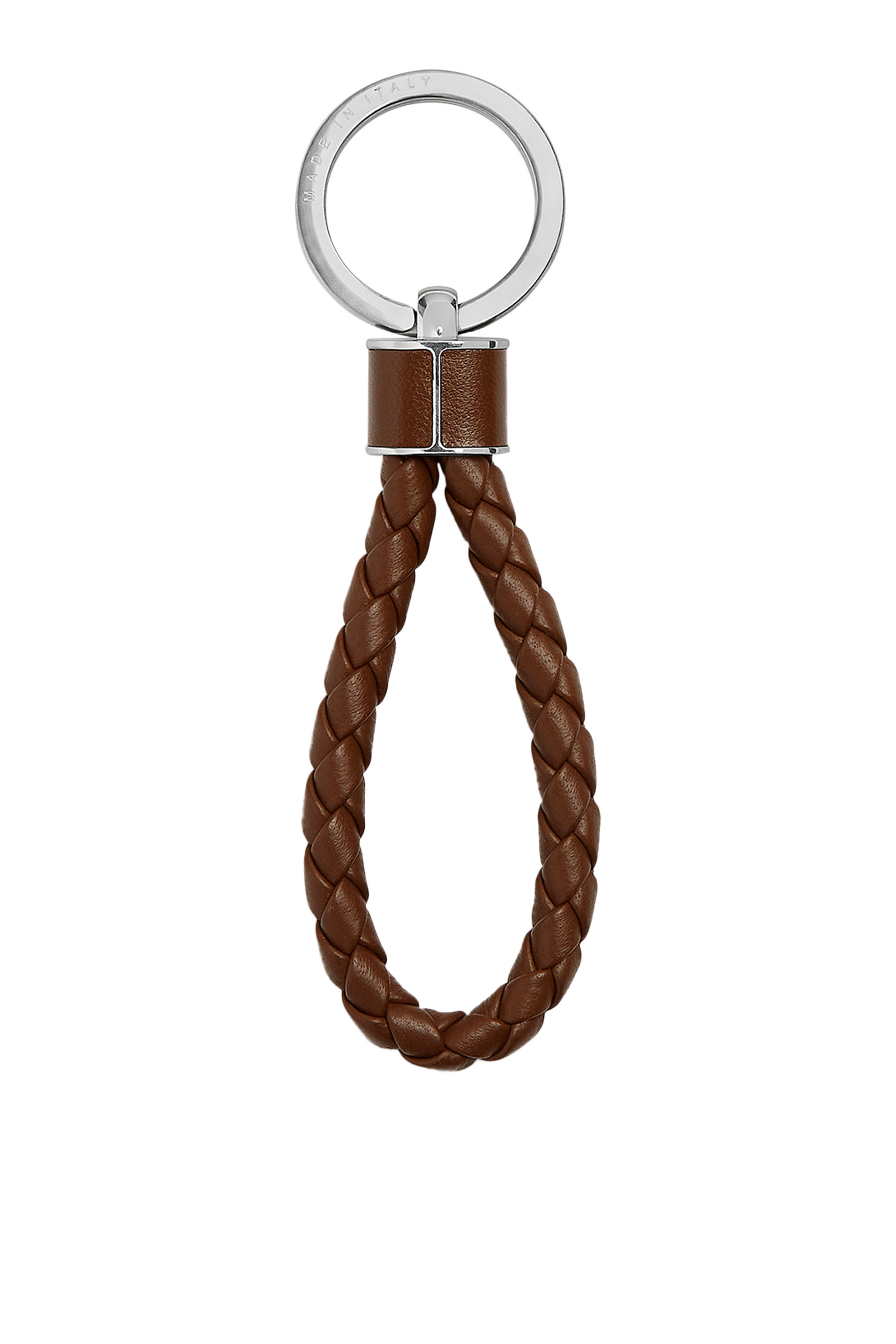 حلقة مفاتيح جلد مجدول