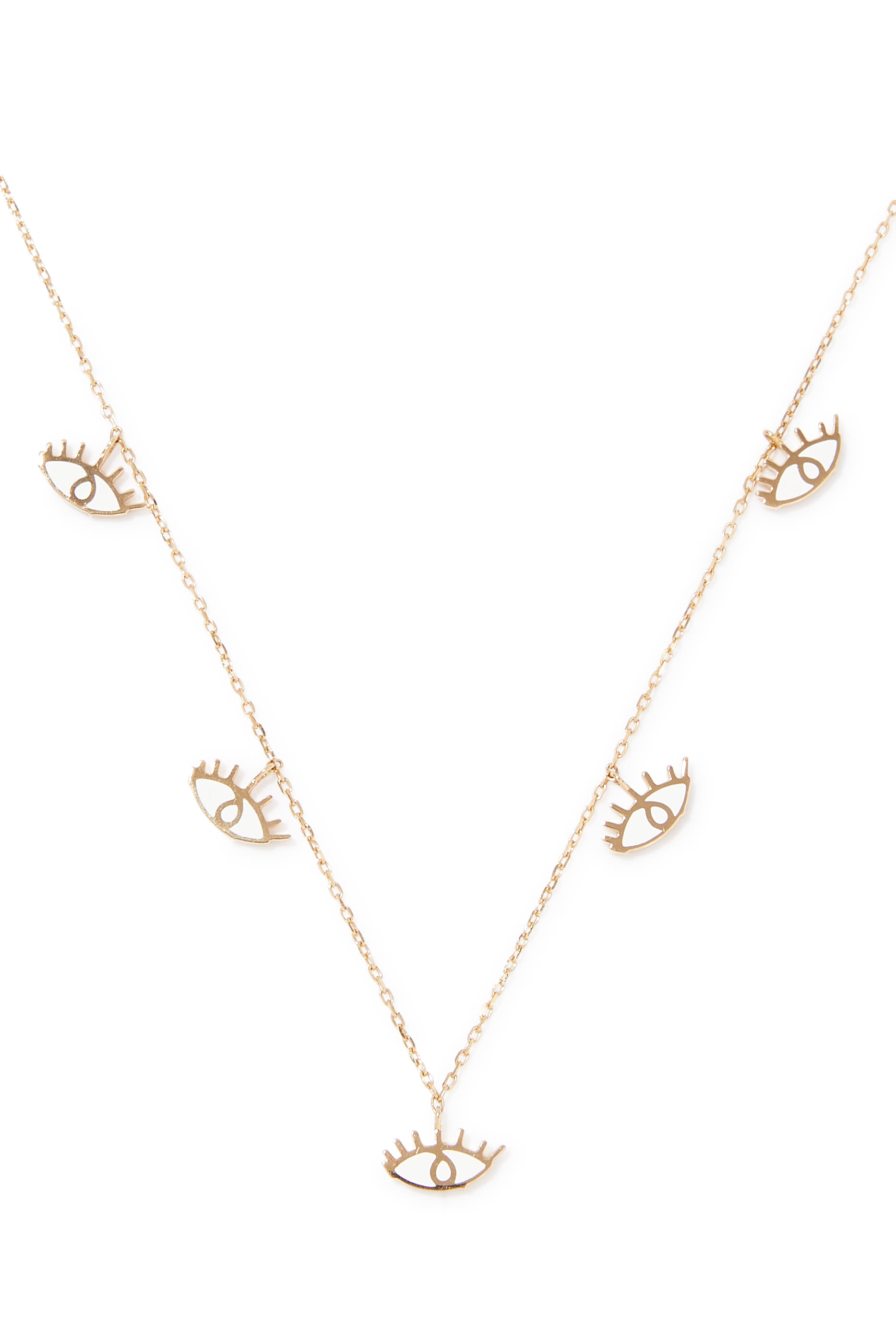 قلادة بدلّاية عين الحسود مطلية بمينا