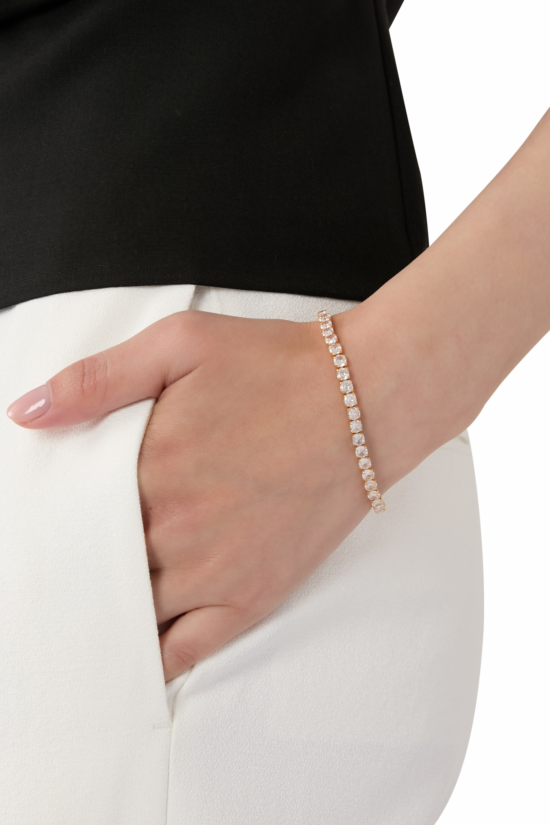 سوار زارا مرصع بكريستال