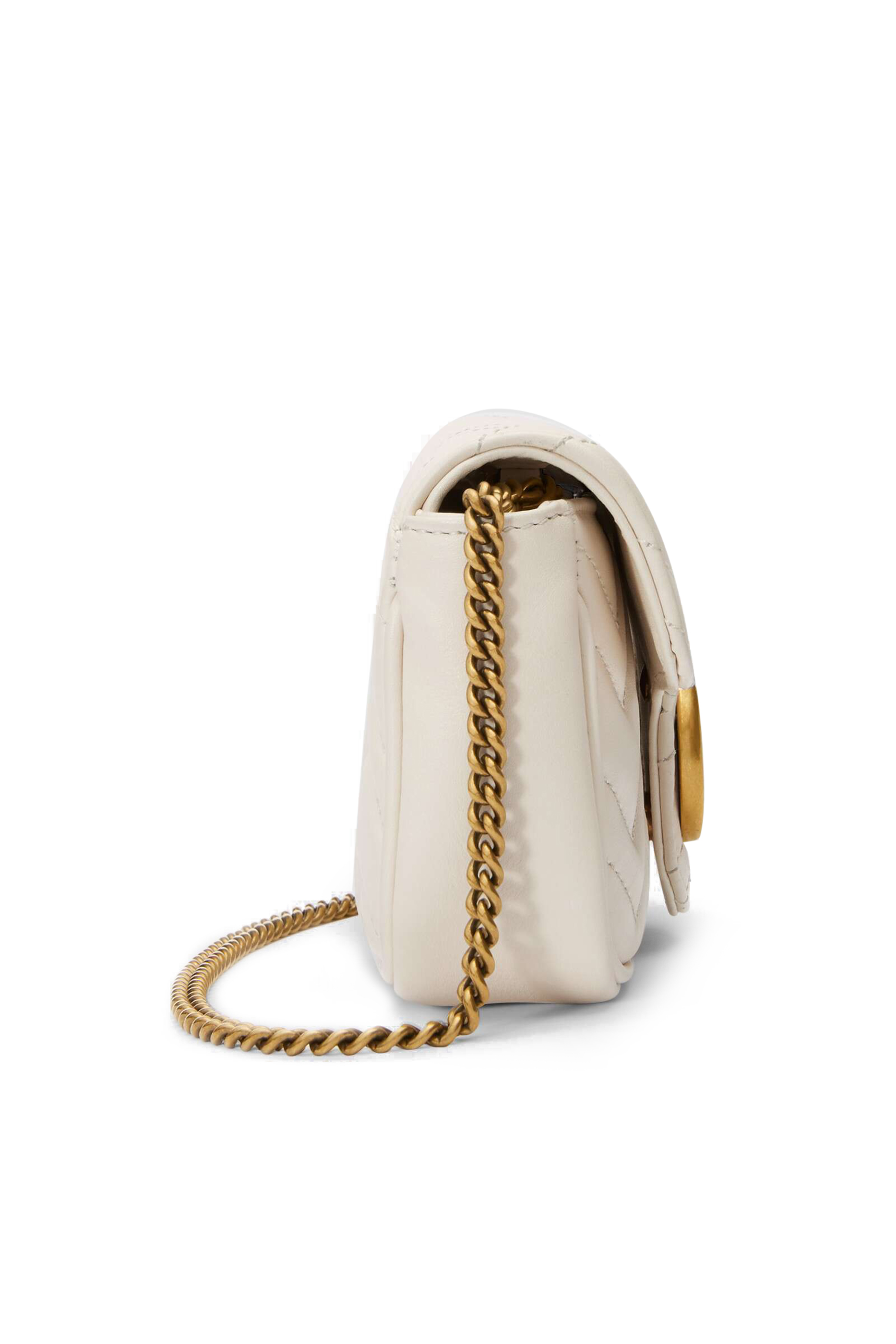 حقيبة مارمونت سوبر ميني جلد بتصميم مبطن وشعار GG