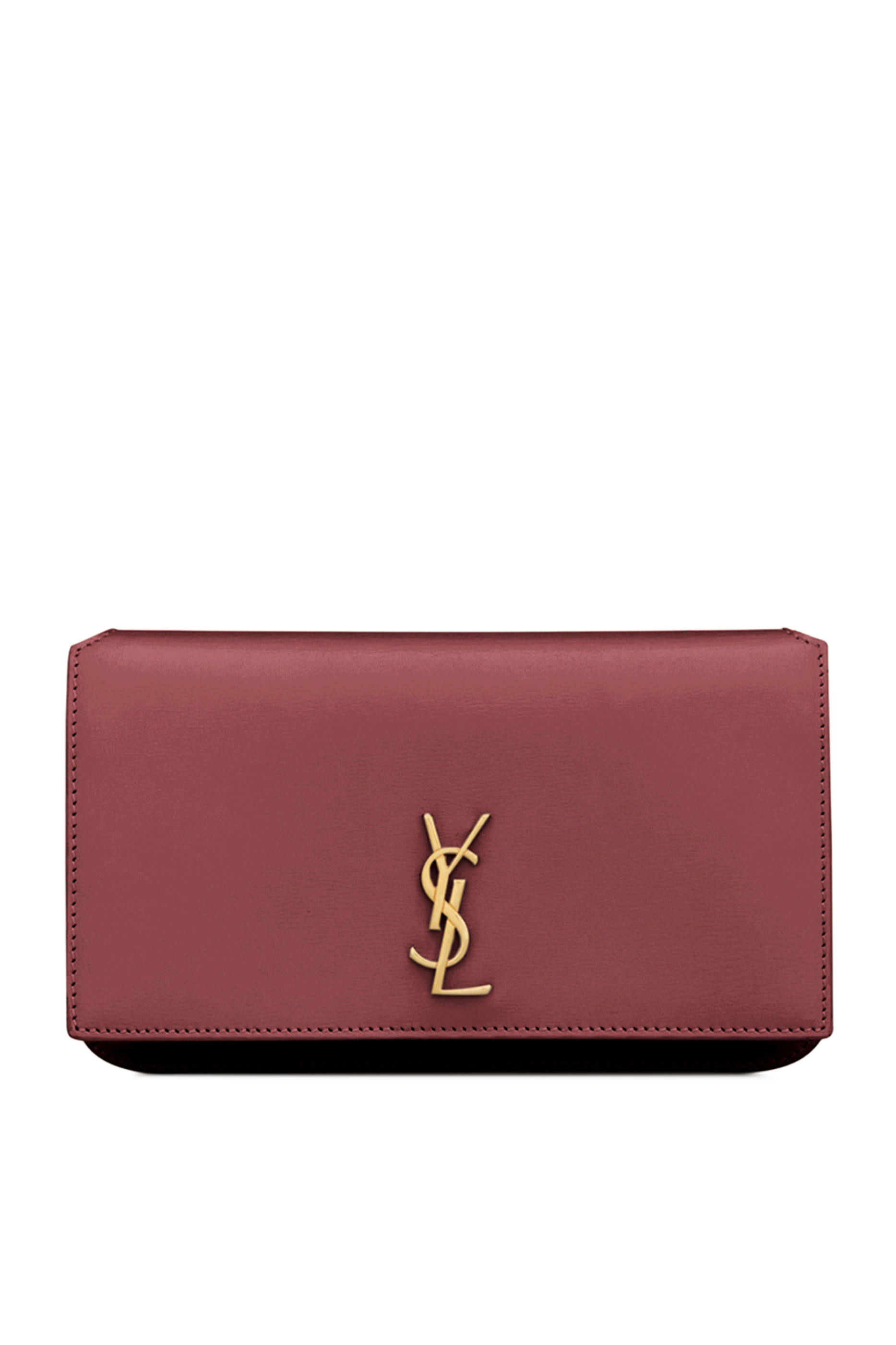 حافظة هاتف بشعار الماركة جلد ناعم