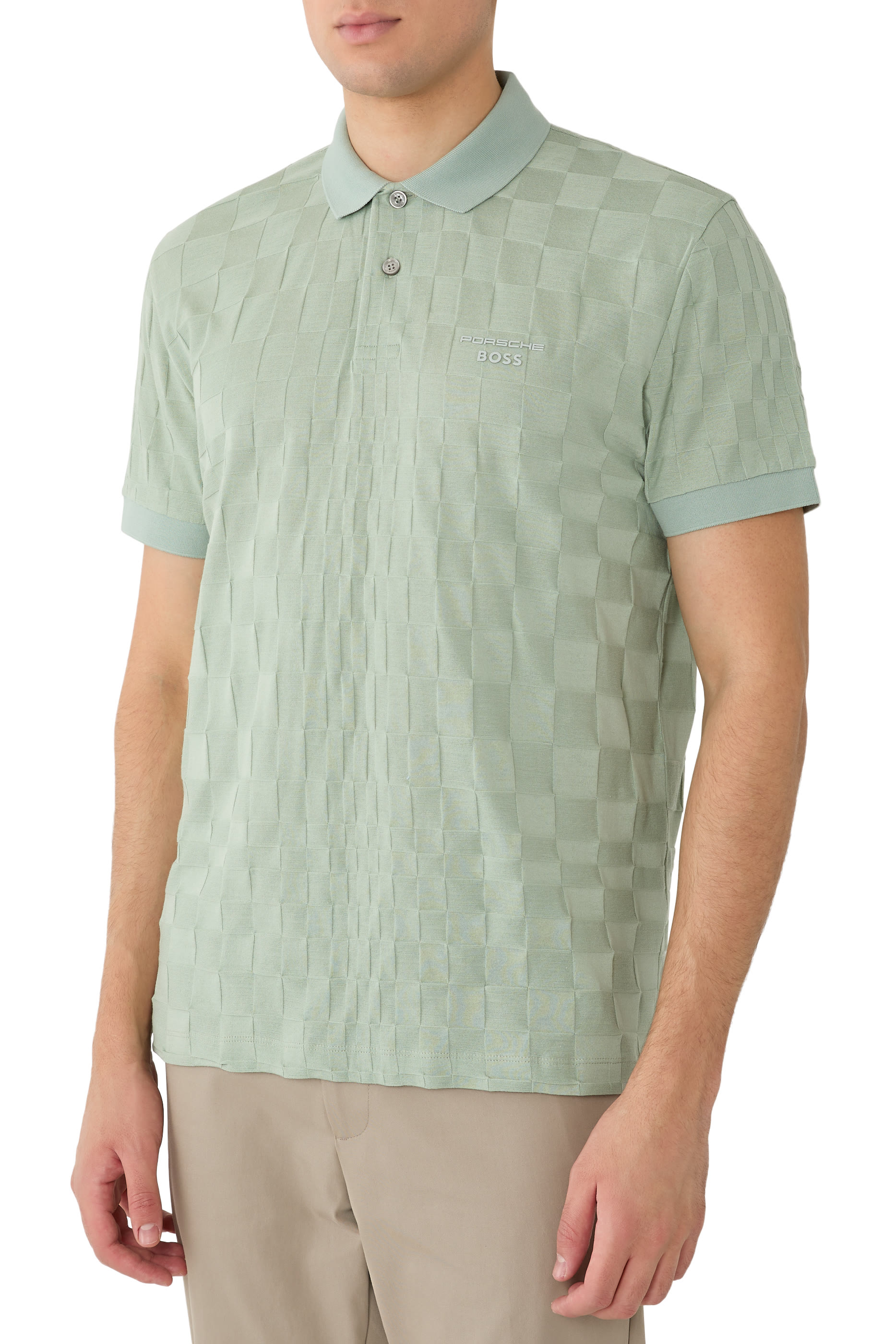 قميص بولو سبيريت 70 بقصة عادية جاكار