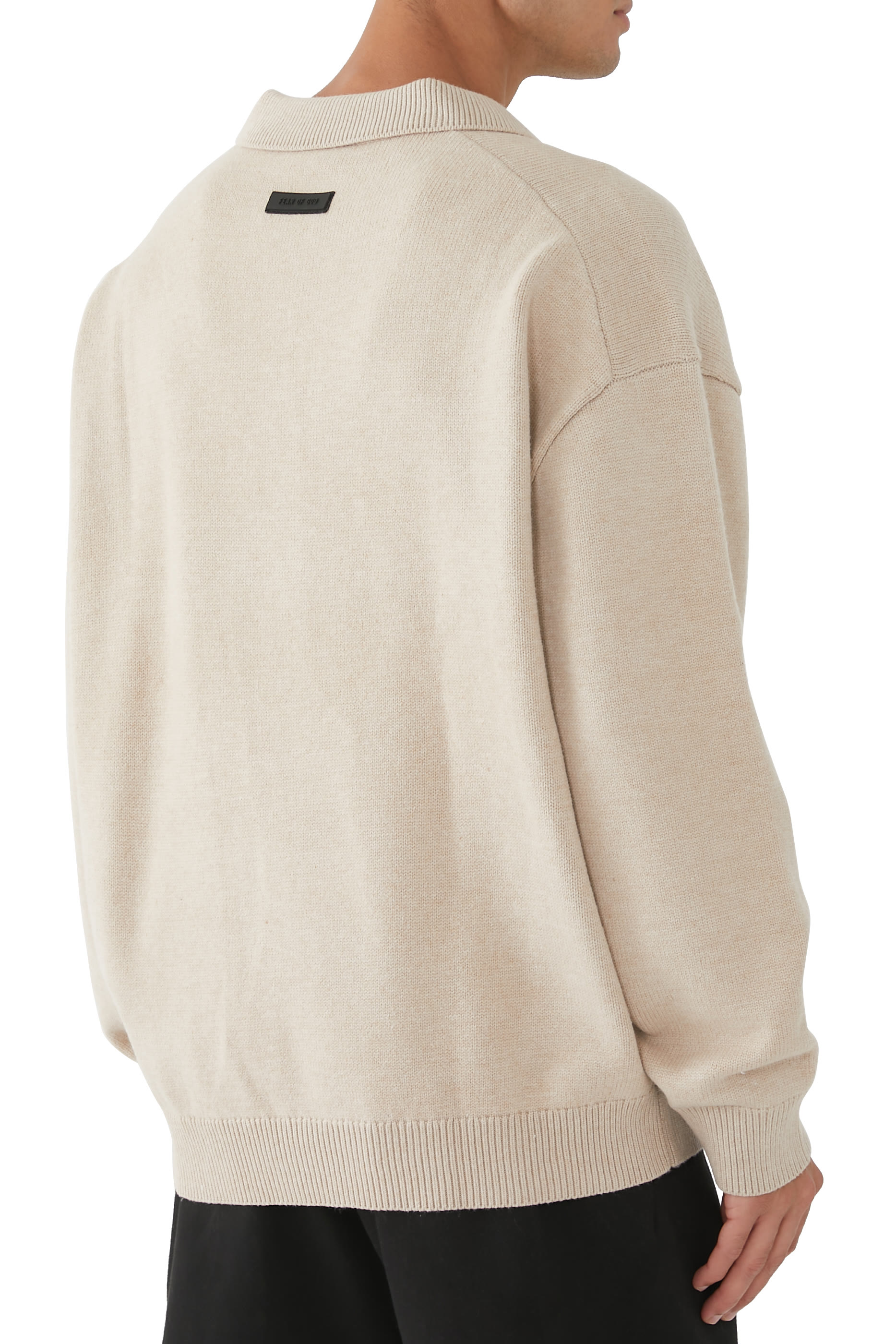 كنزة بولو منسوجة اسنشالز