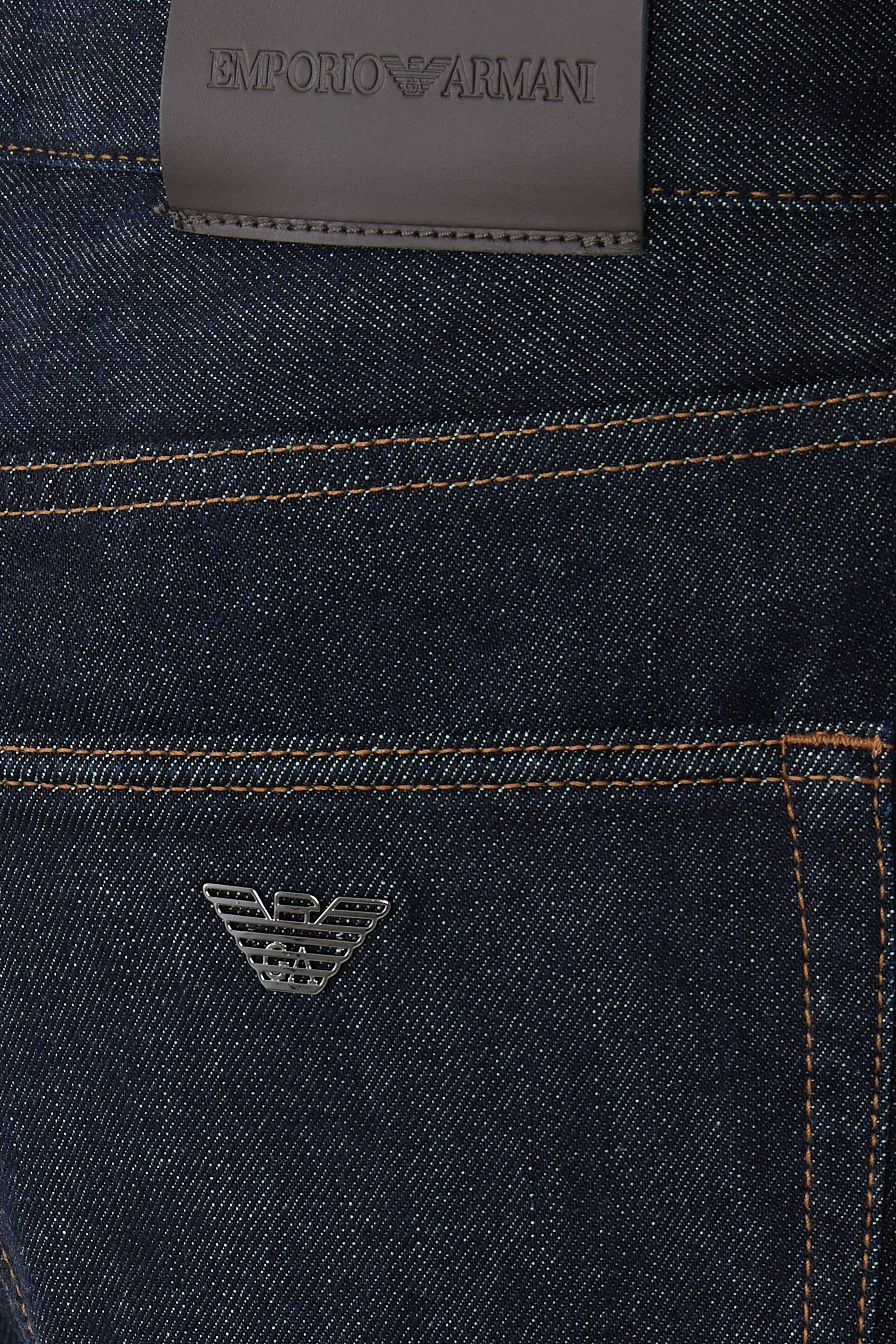 بنطال جينز جاي 76 بقصة ساق مستقيمة قماش مطاطي 