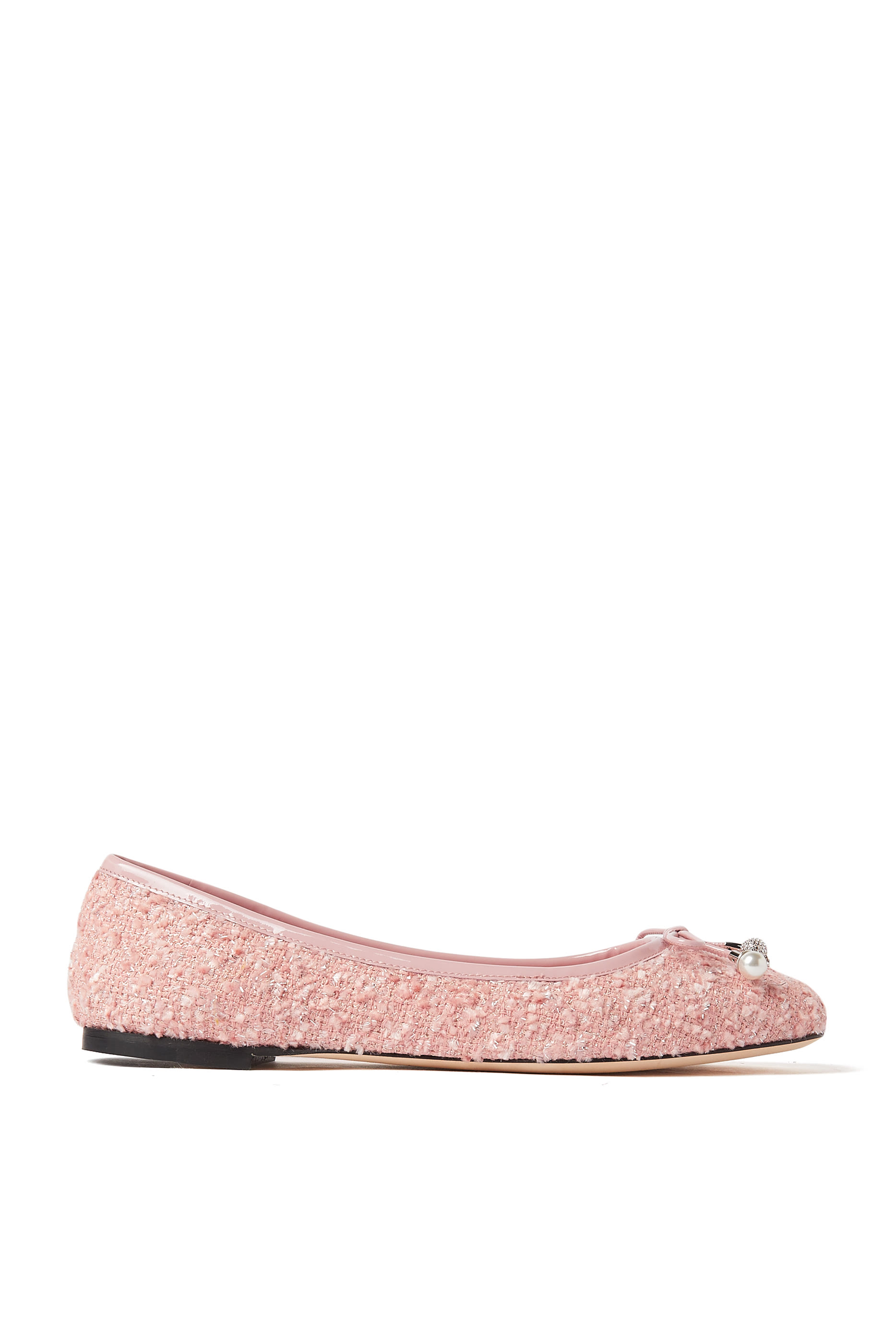 حذاء كلاسيكي بلينغ بكعب مسطح