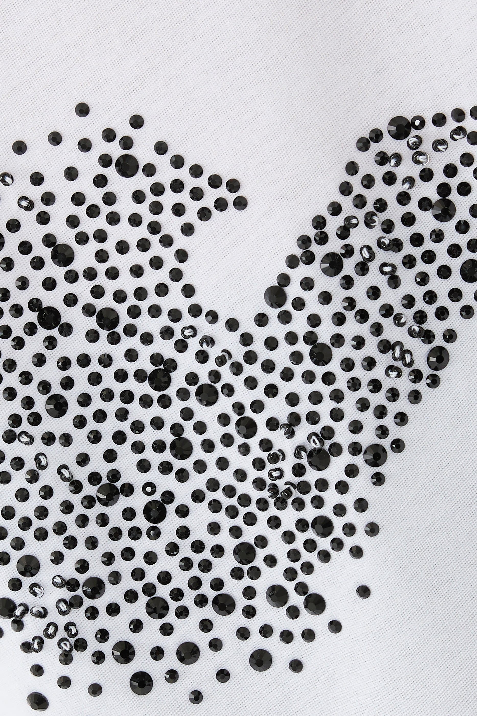 Rhinestone Eagle Logo Jersey T-Shirt