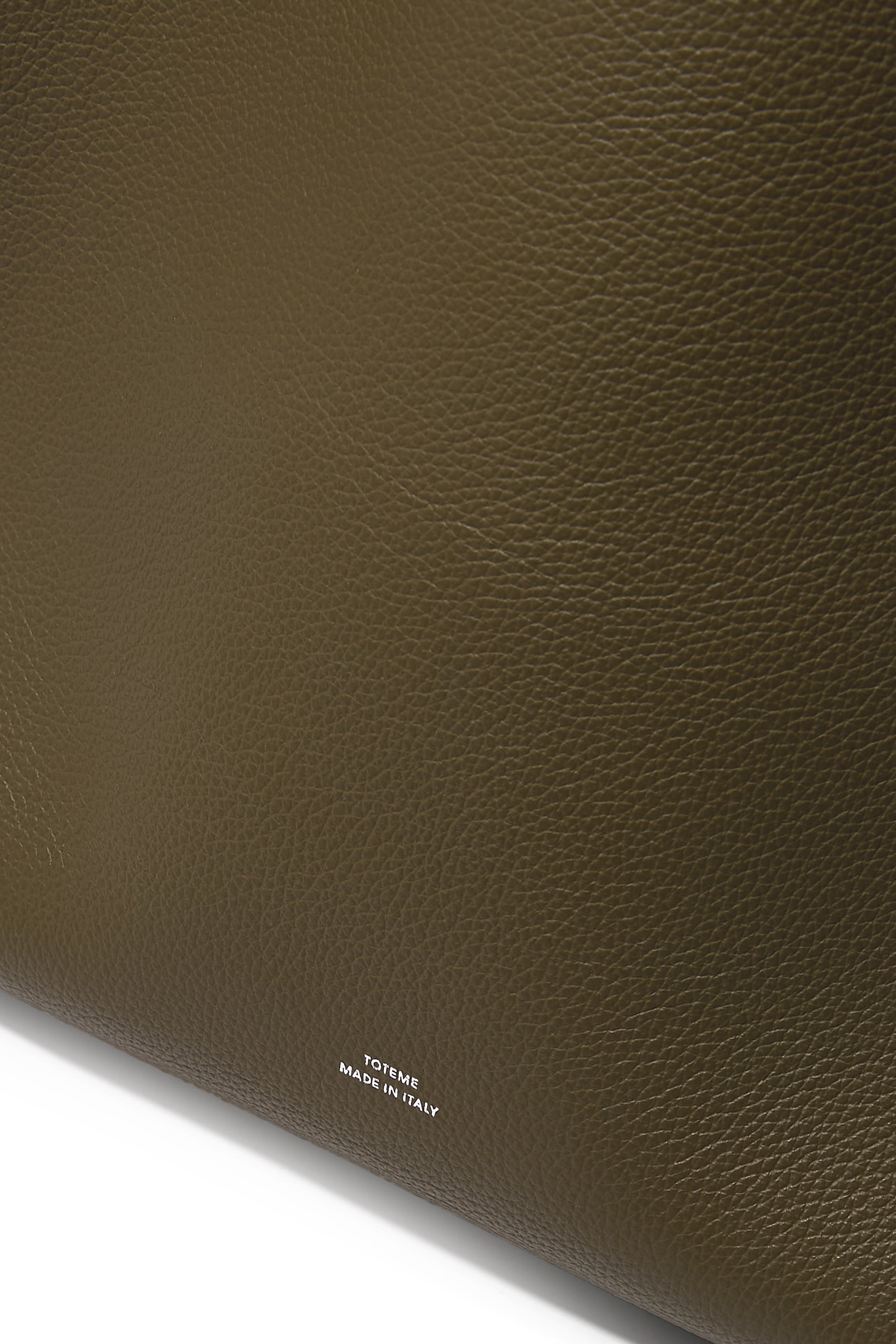 Belted Grained-Leather Tote Bag