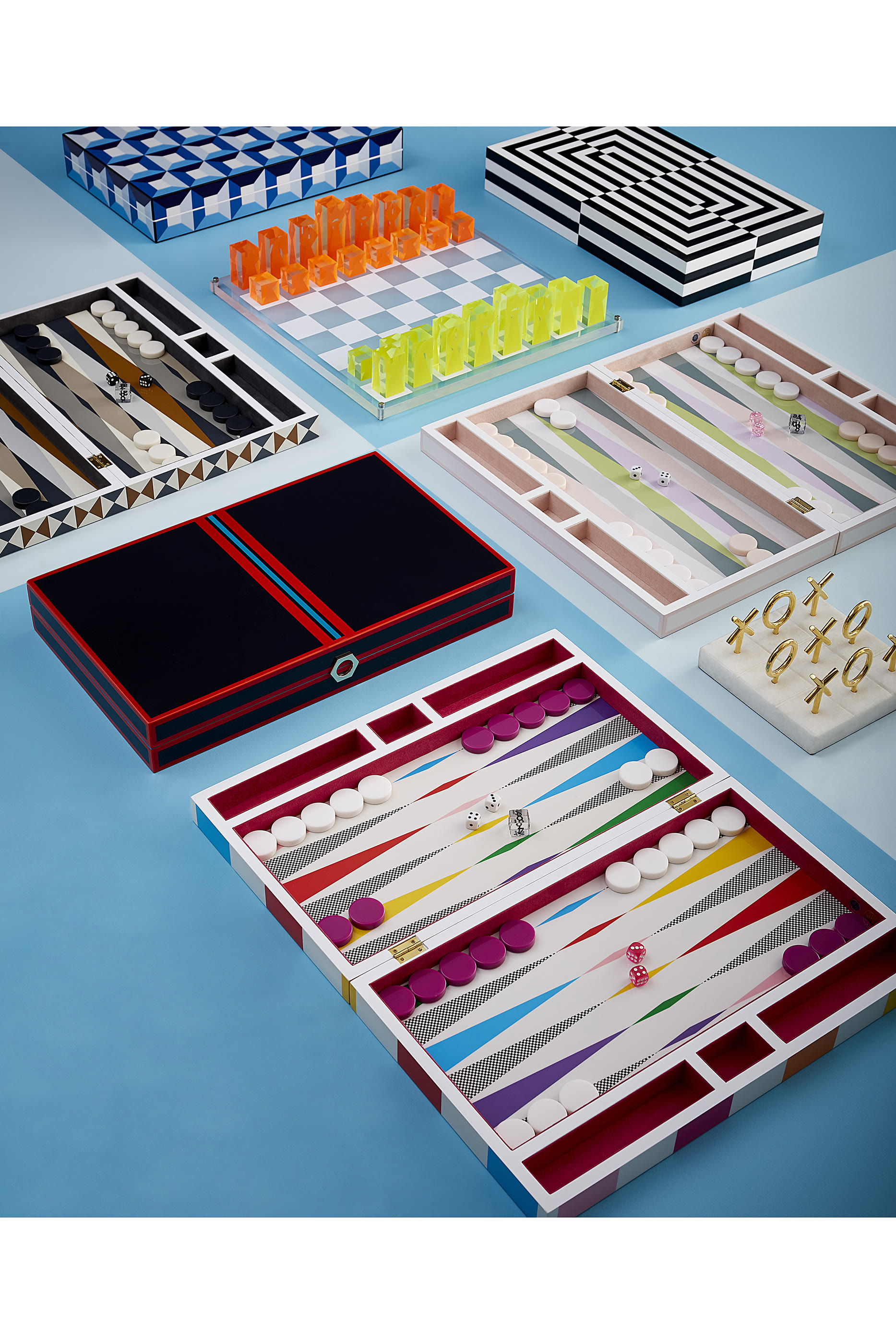 مجموعة لعبة طاولة الزهر إيدن