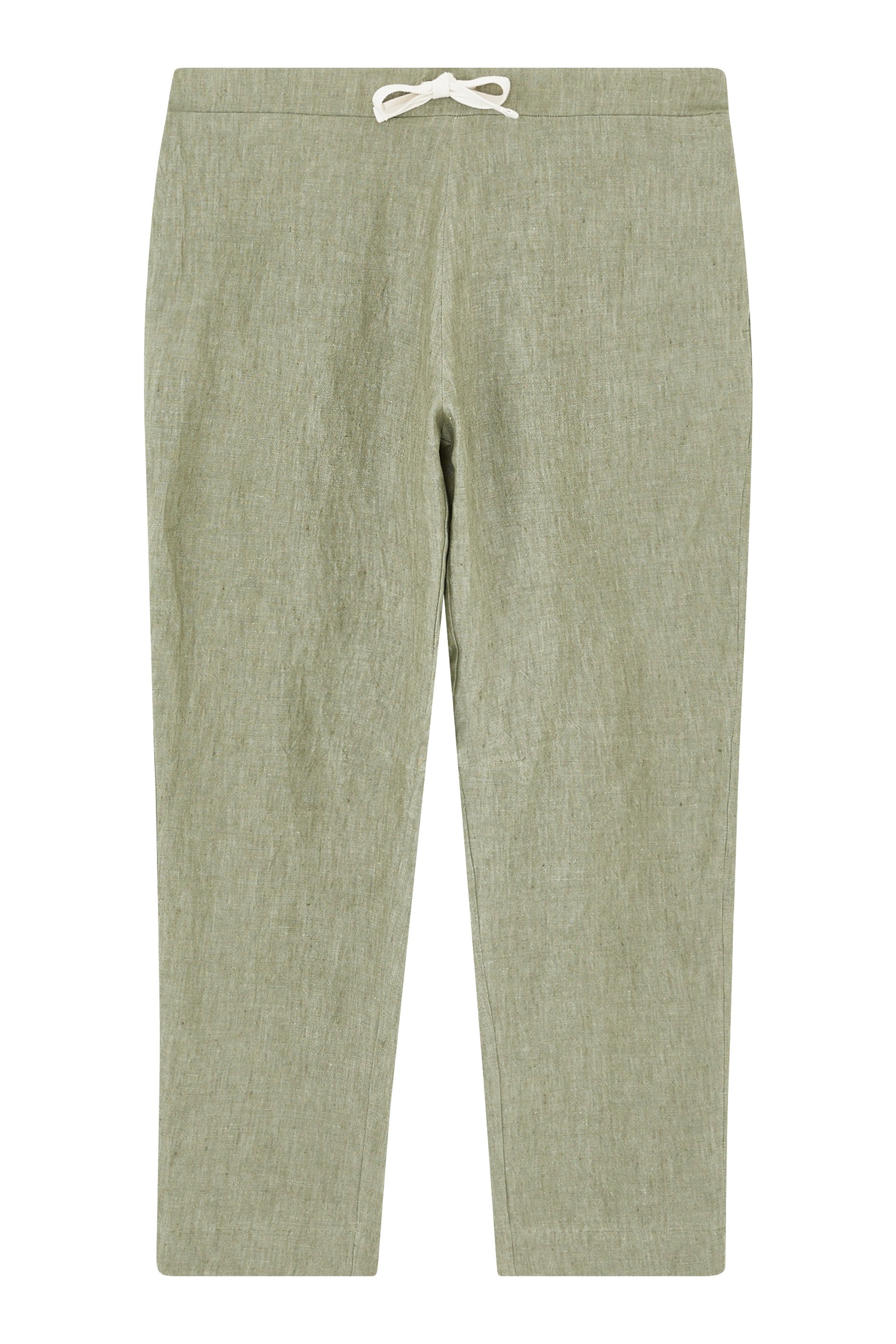 بنطال كتان مطاطي