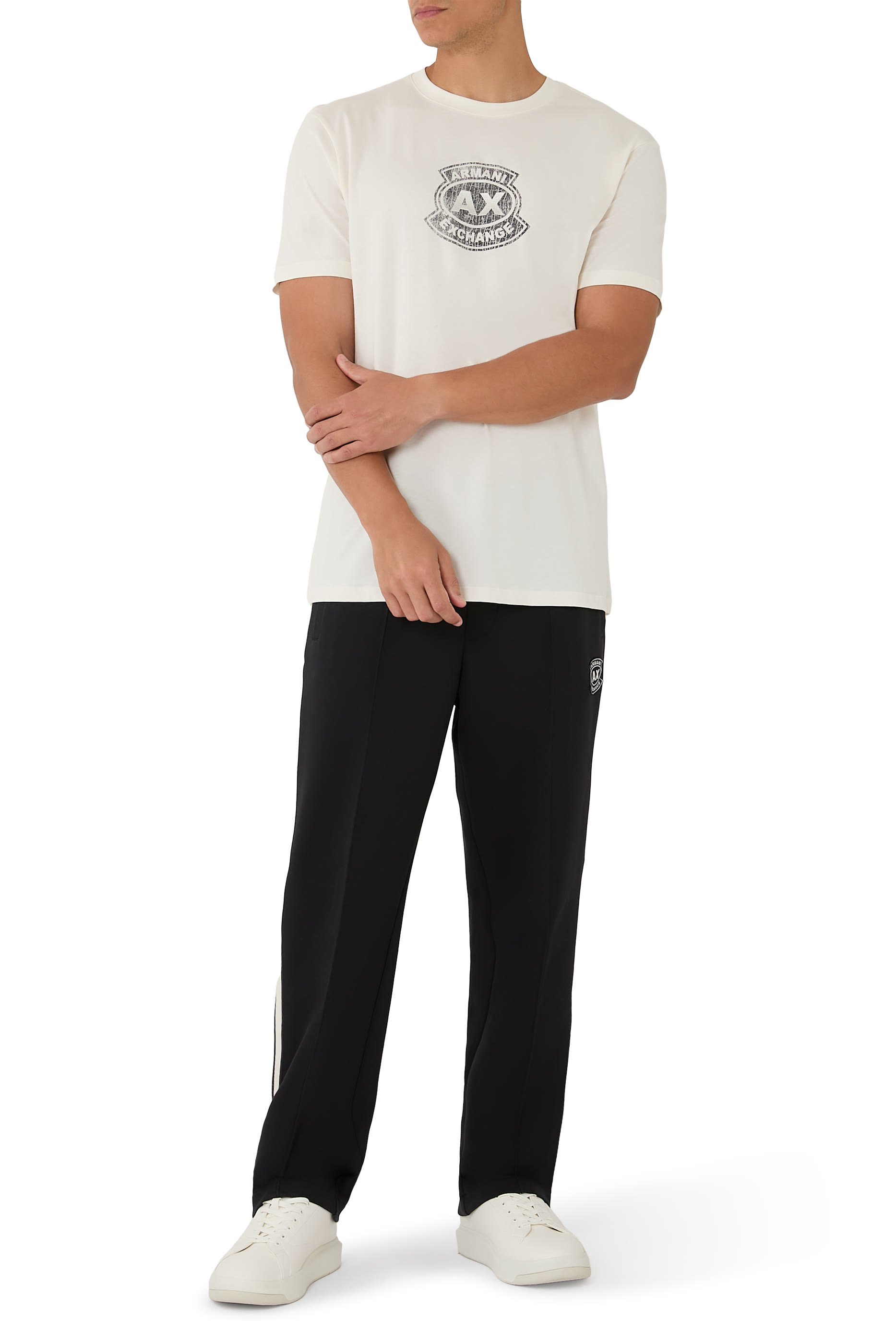 تيشيرت بشعار الماركة قطن جيرسيه