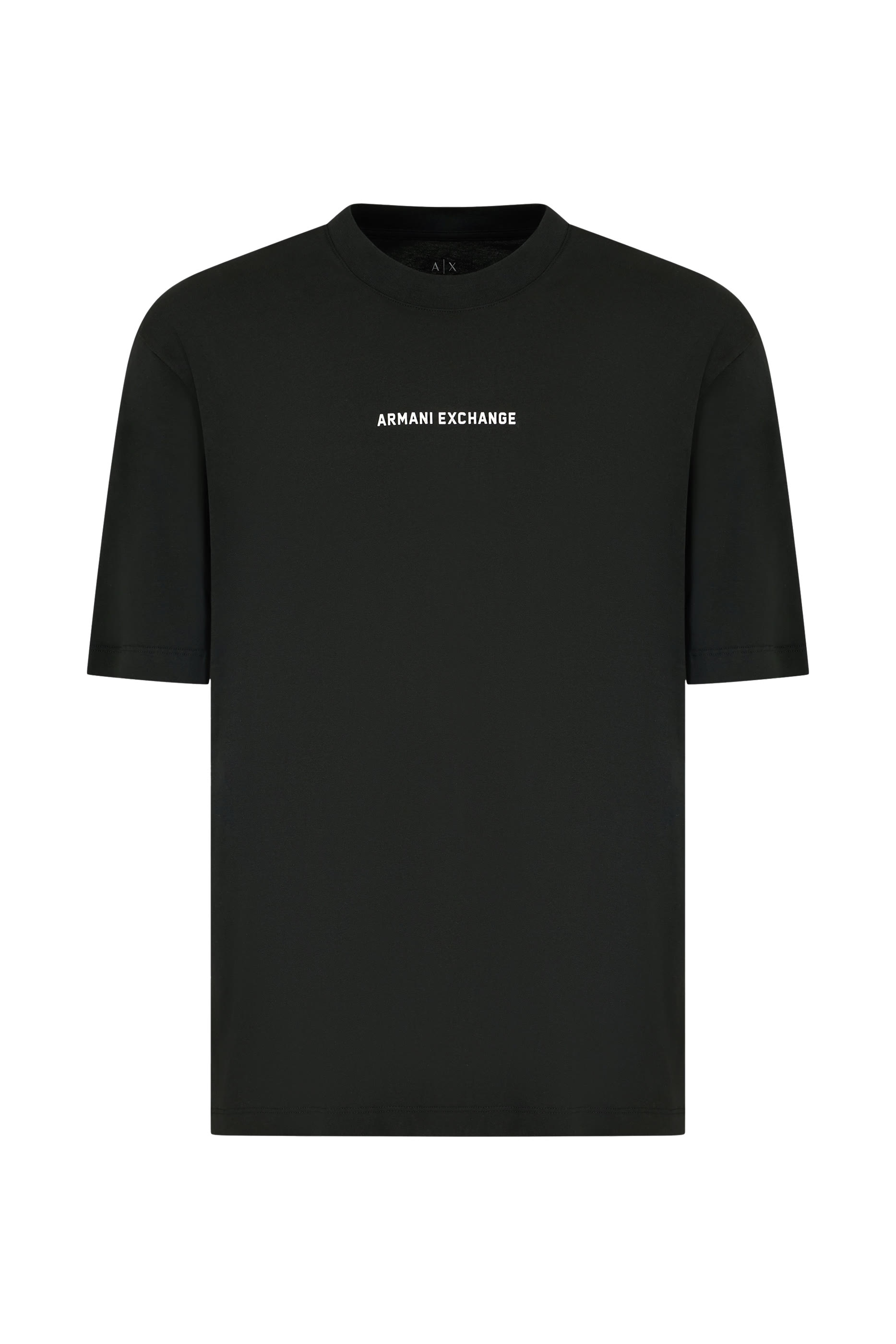 تيشيرت بطبعة شعار الماركة في الخلف والأمام