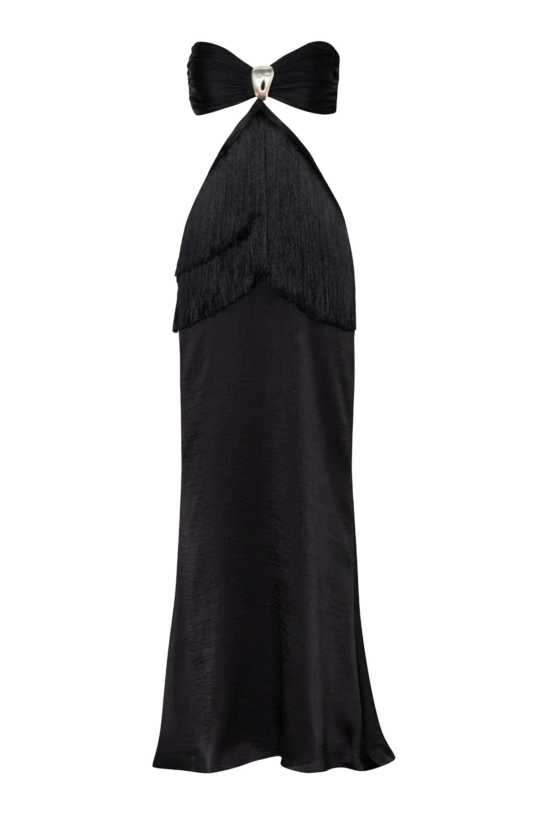 فستان دوا طويل بدون حمالات