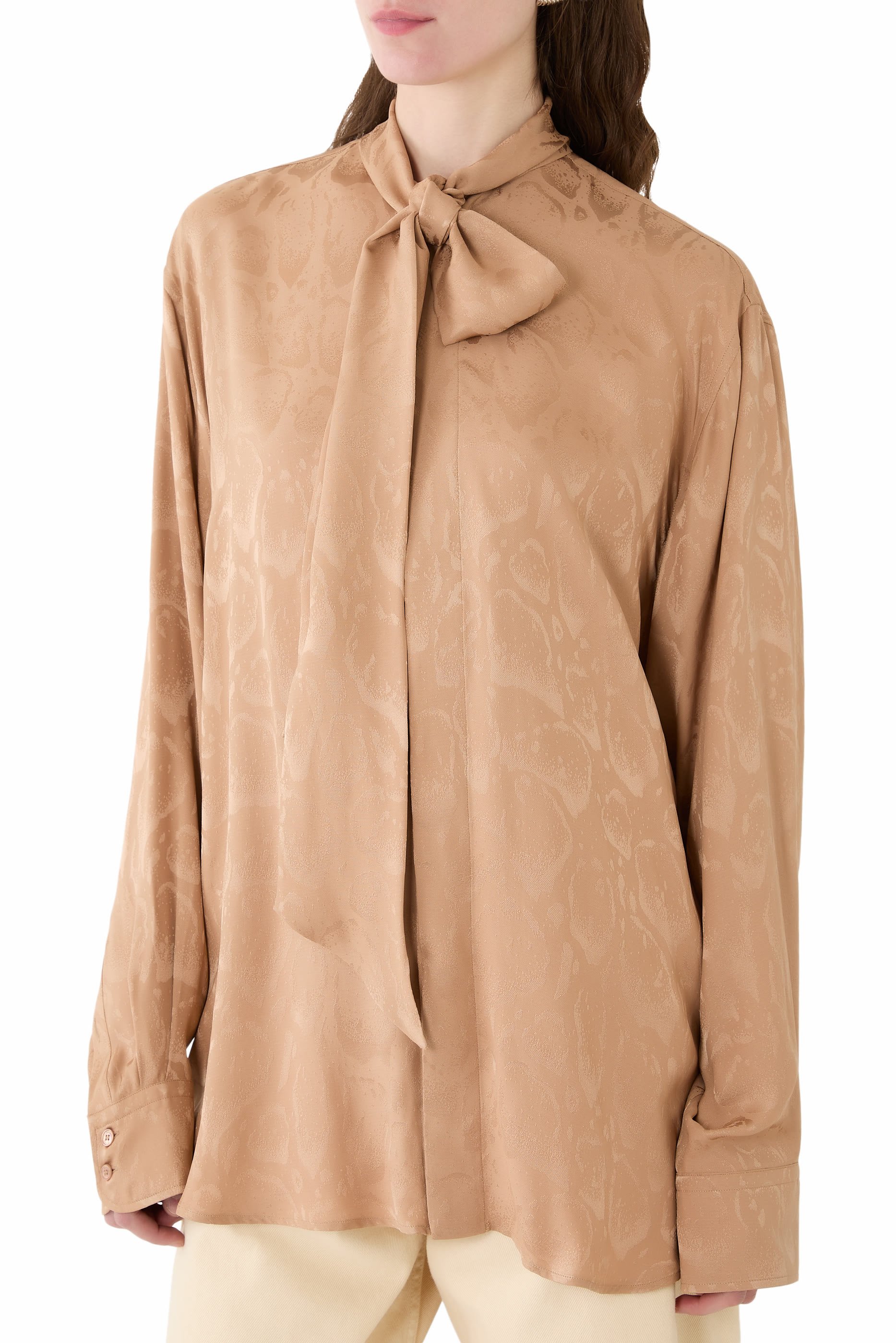 قميص بيجاما كلاود بطبعة جلد فهد