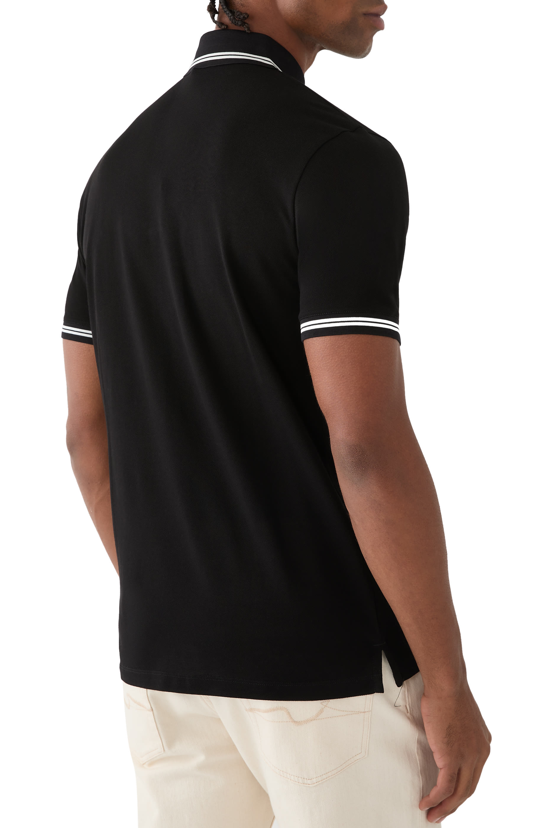 قميص بولو بأكمام قصيرة