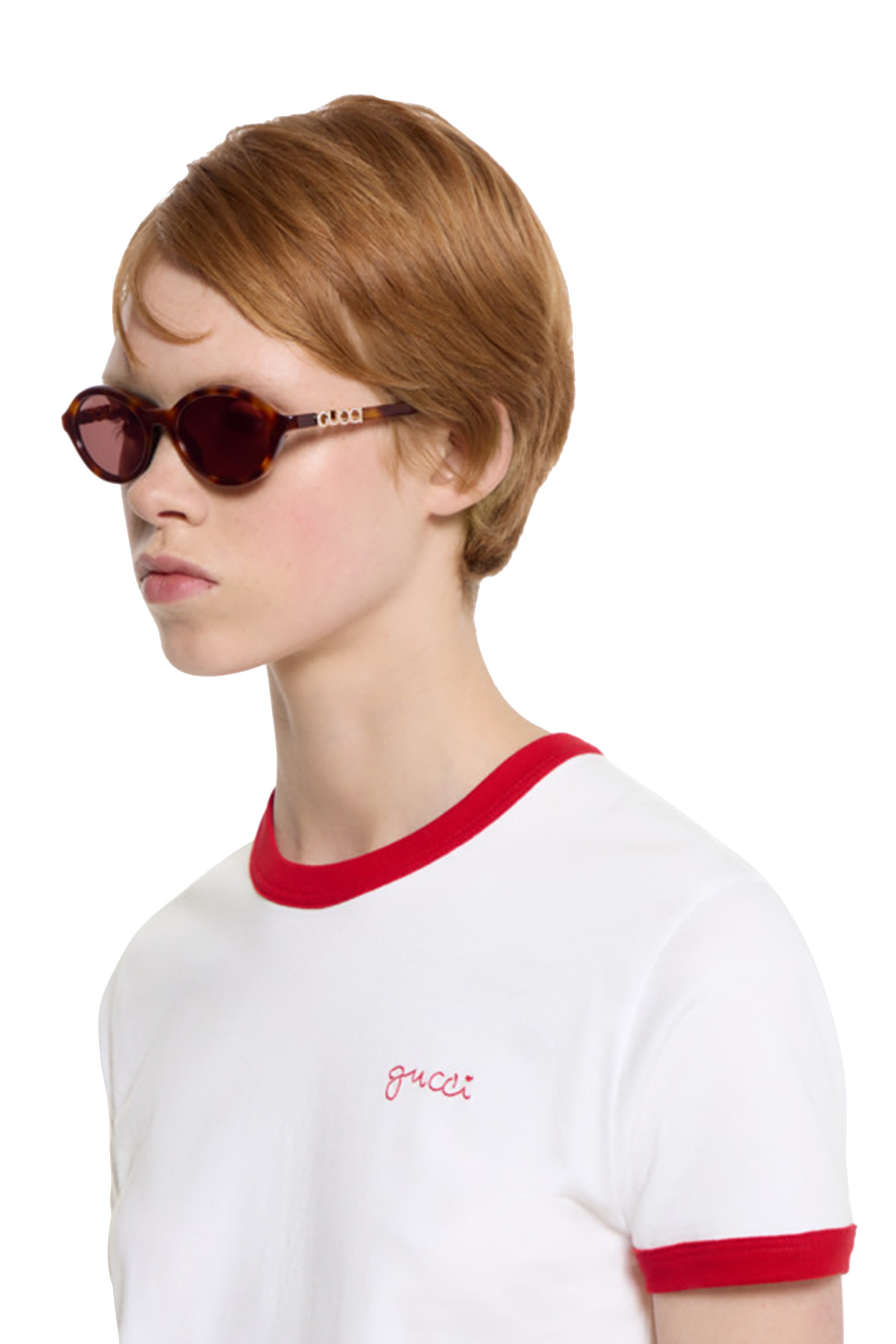 نظارة شمسية بإطار مستدير