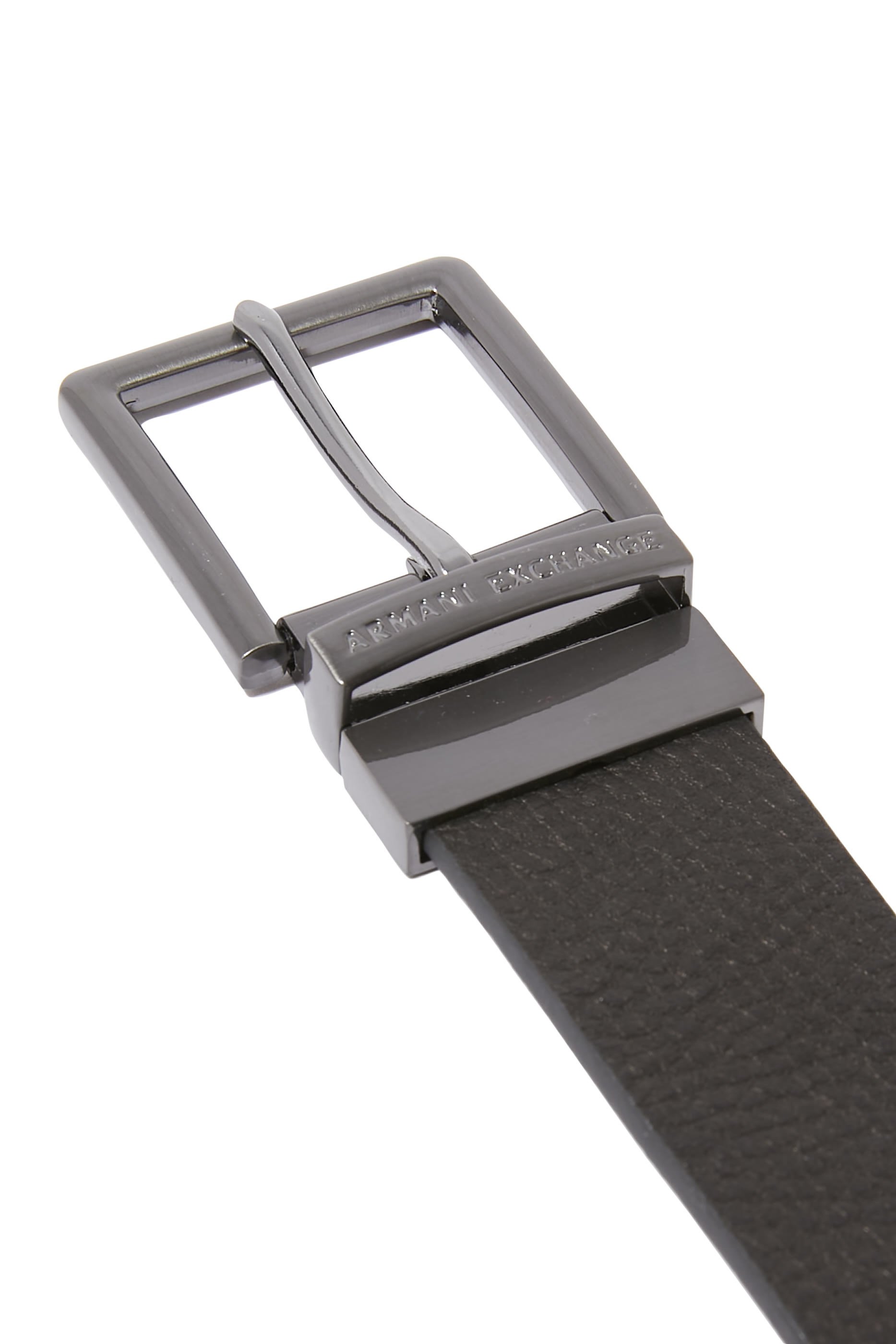 حزام جلد بتصميم بوجهين