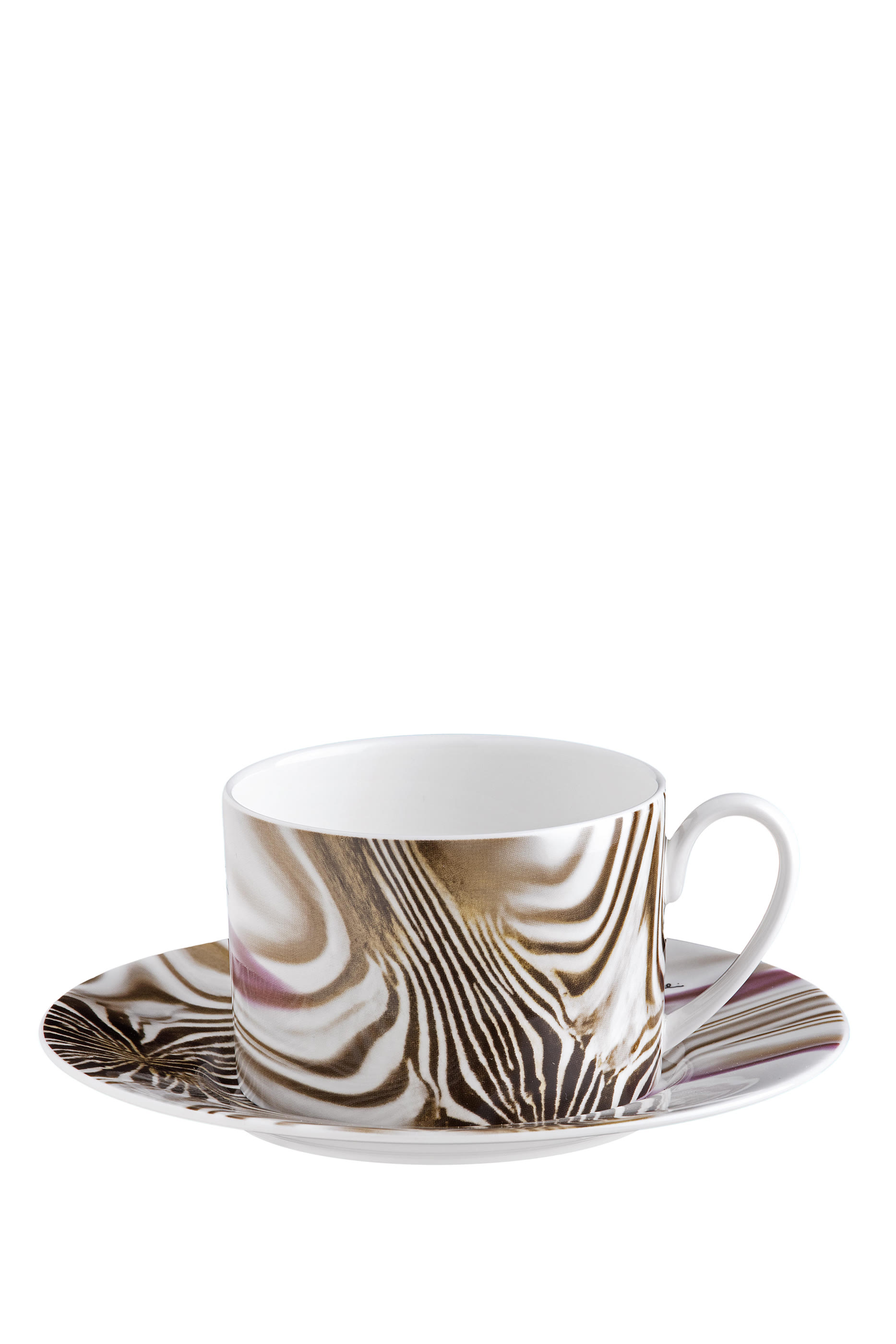 مجموعة أطباق وفناجين شاي أفريكا زيمبابوي وجيربا