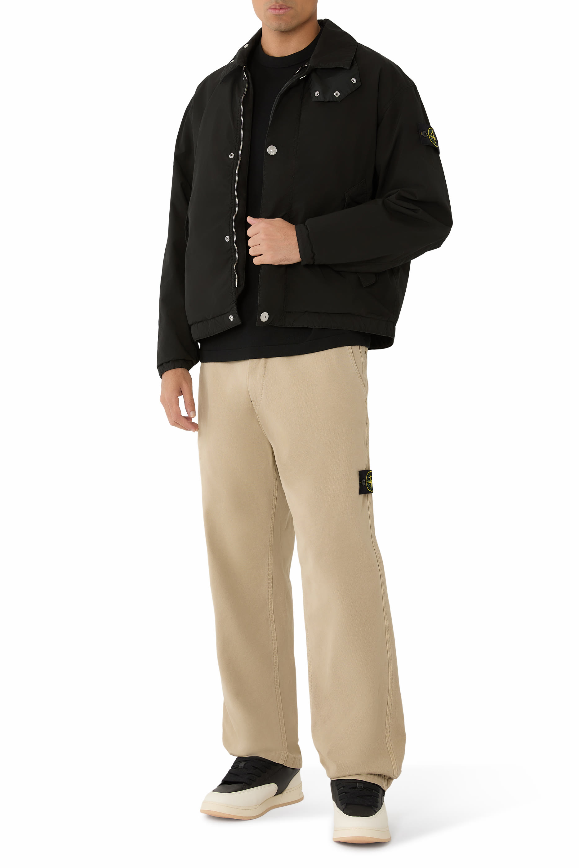 بنطال برقعة شعار الماركة