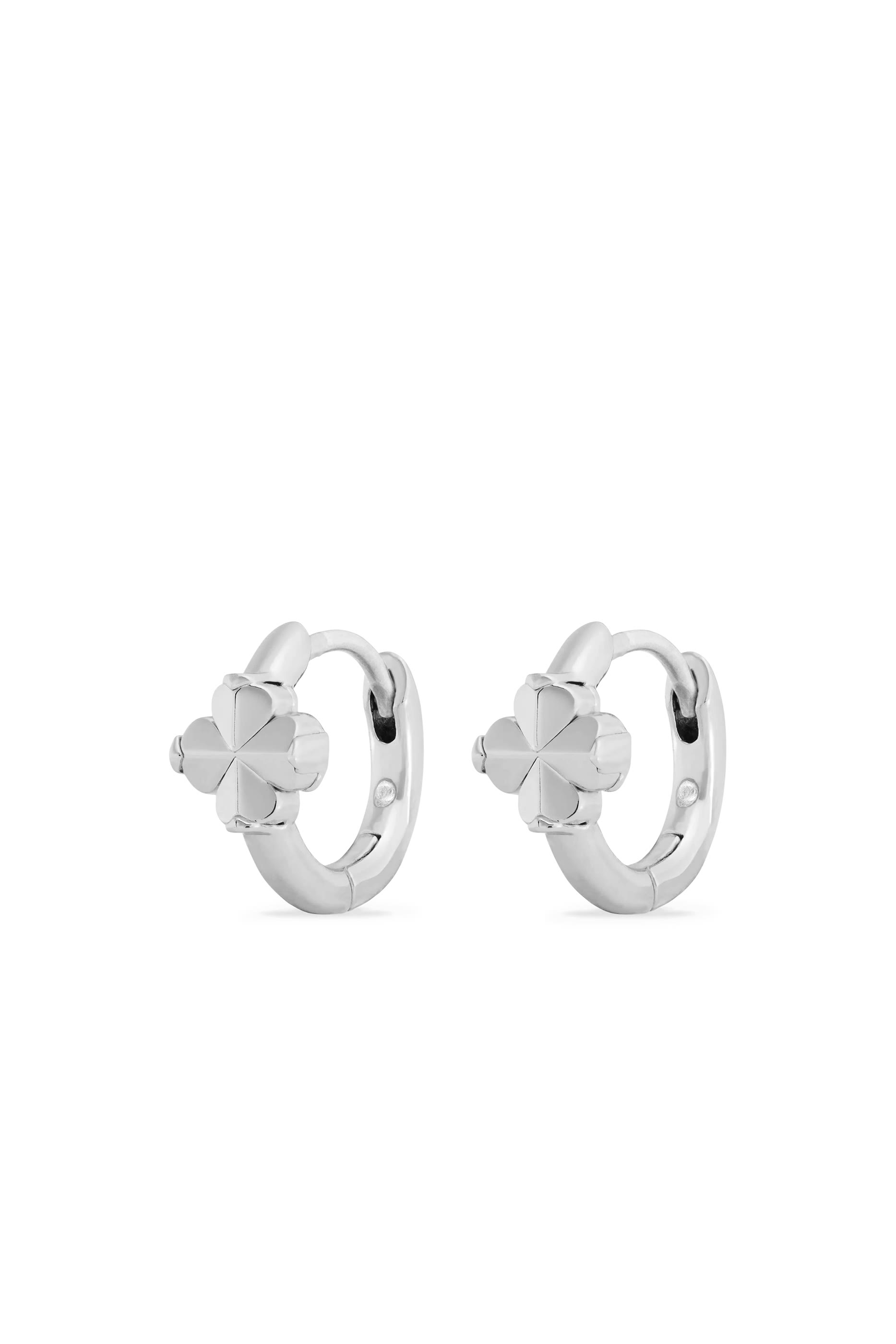 أقراط هاجي بحلي بتصميم زهور بالشكل البستوني