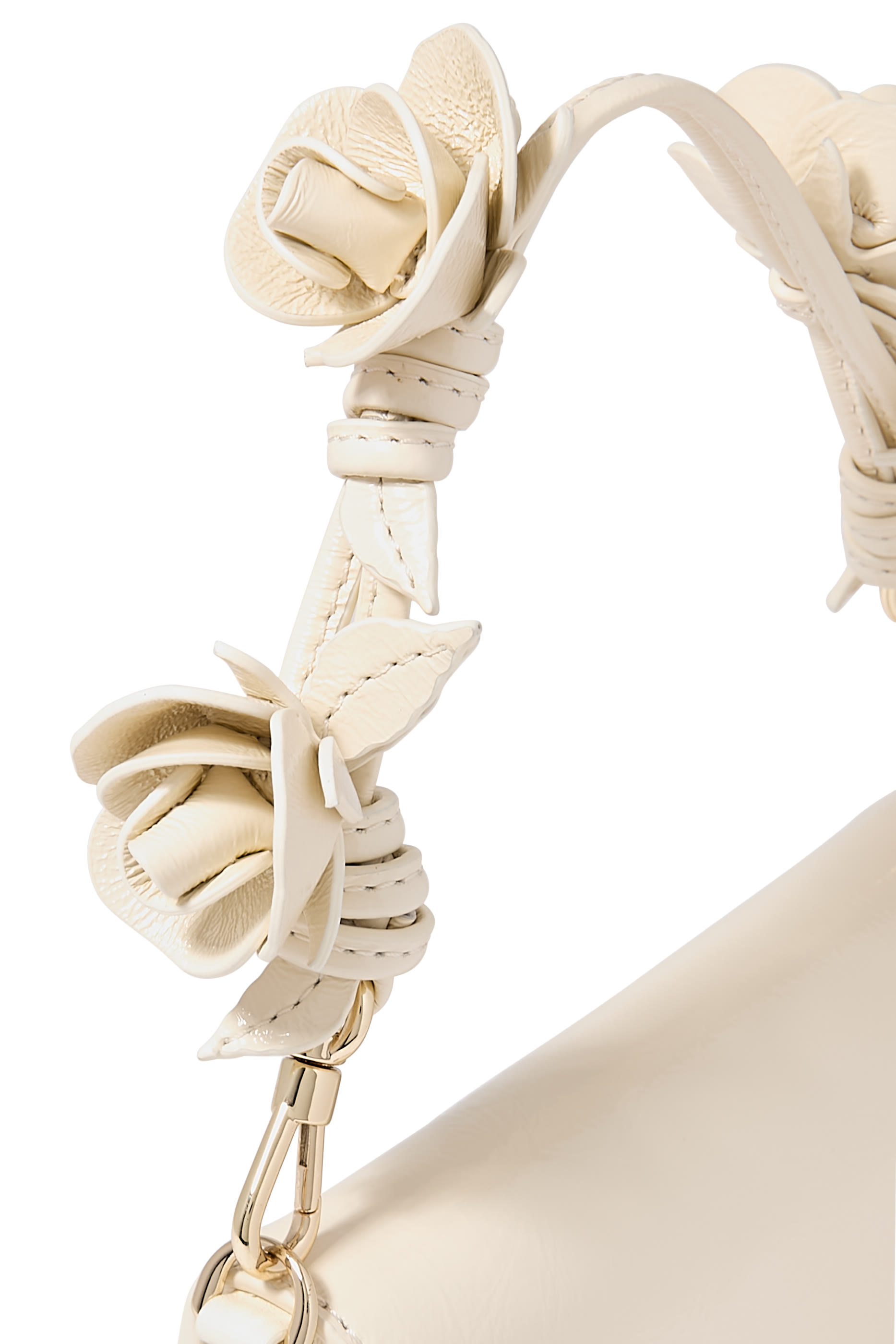 حقيبة بشعار الماركة جلد