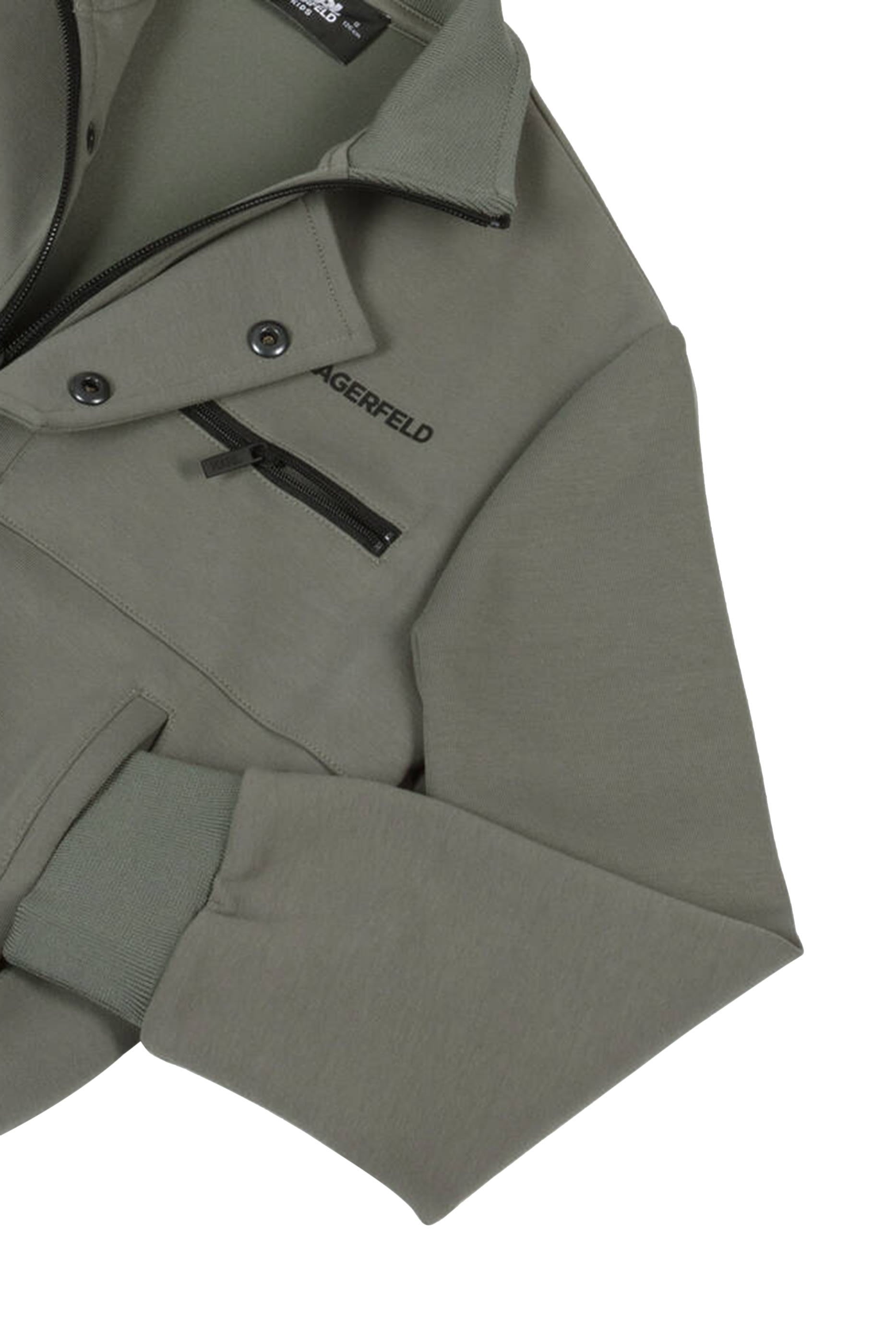 جاكيت بسحاب وشعار الماركة للأطفال