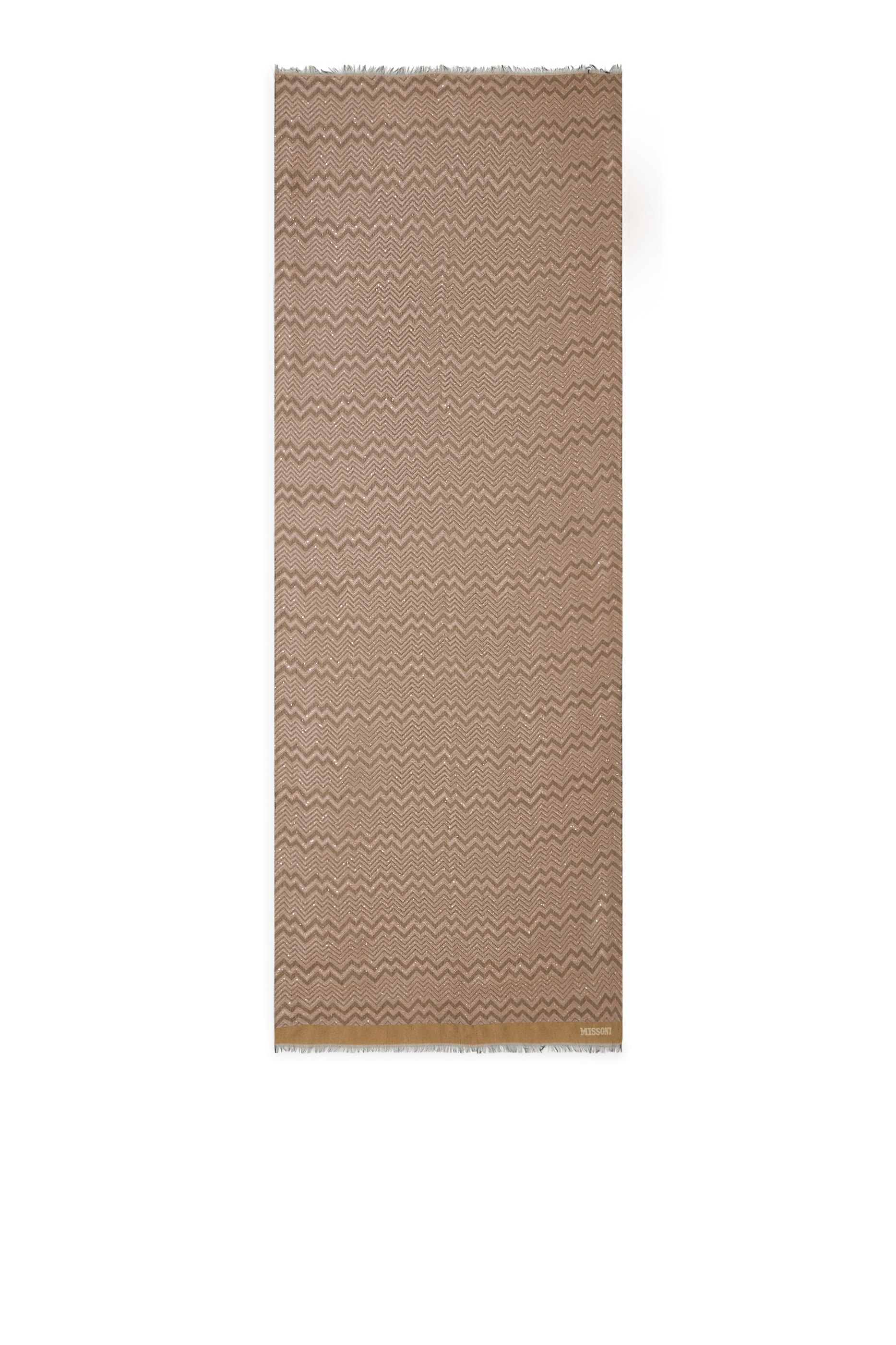 وشاح بترتر ونقشة خطوط متعرجة