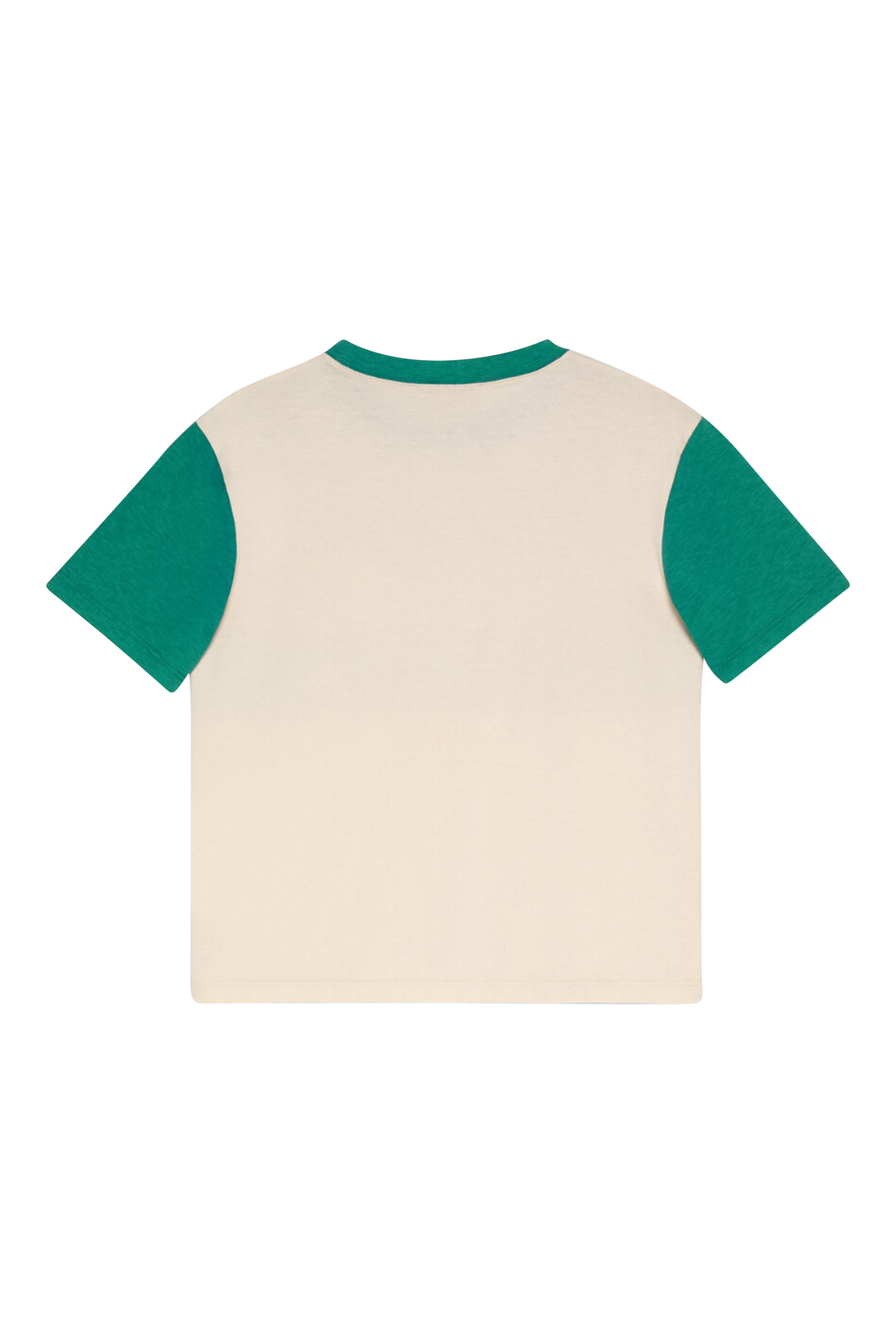 تيشيرت مقسم بألوان بشعار الماركة