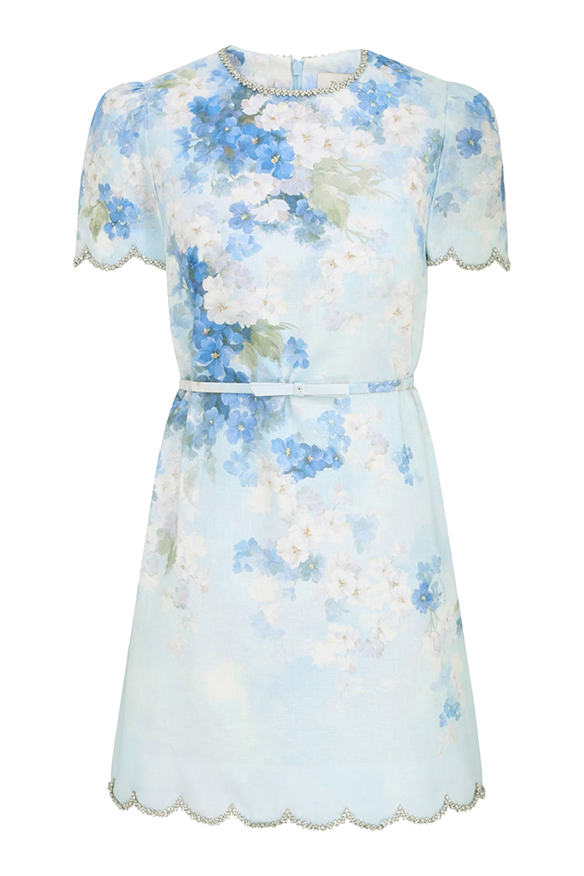 فستان كراش شيفت بحواف صدفية