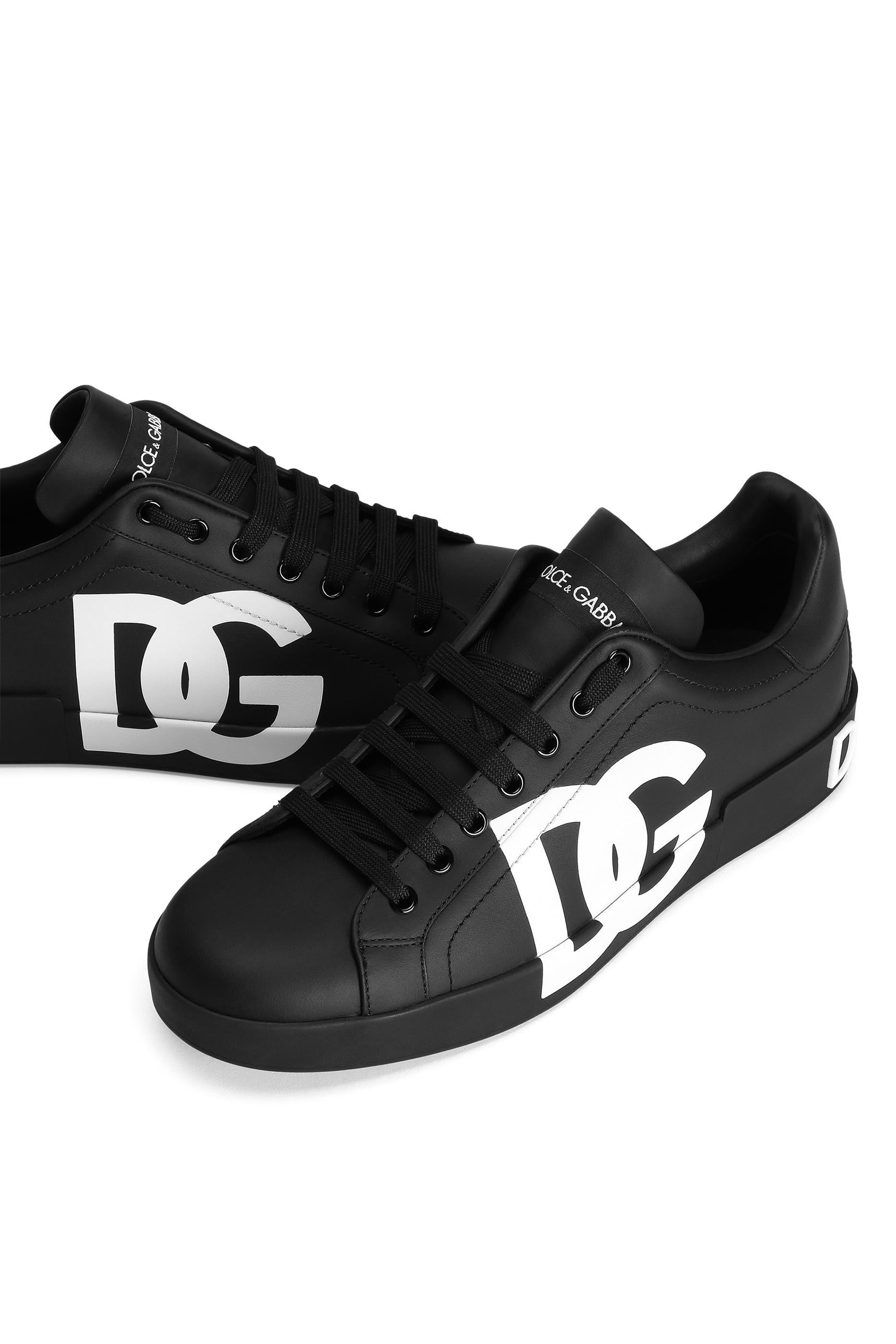 DG Logo Print Portofino Sneakers