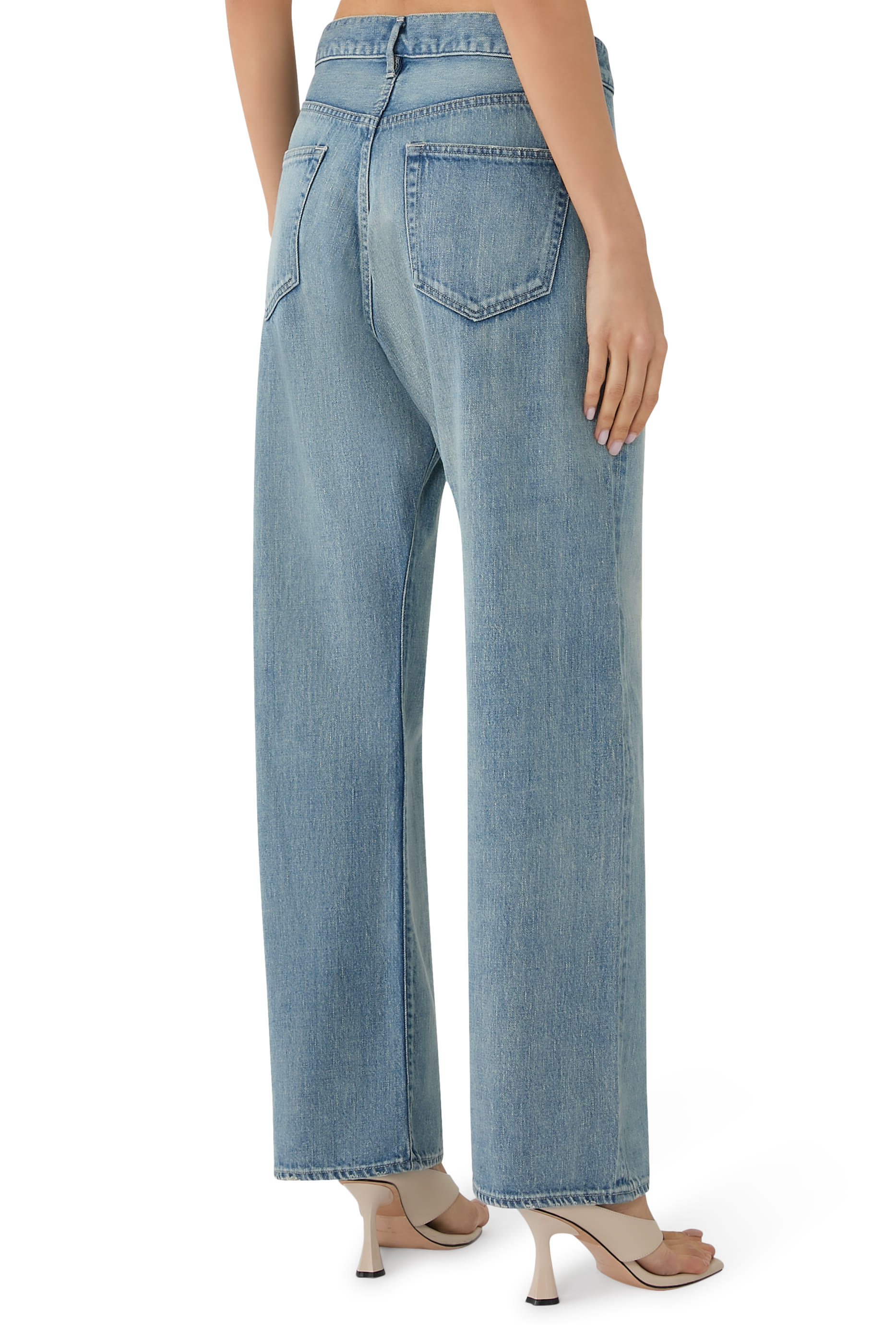 بنطال دينيم سيلفدج بلون فاتح