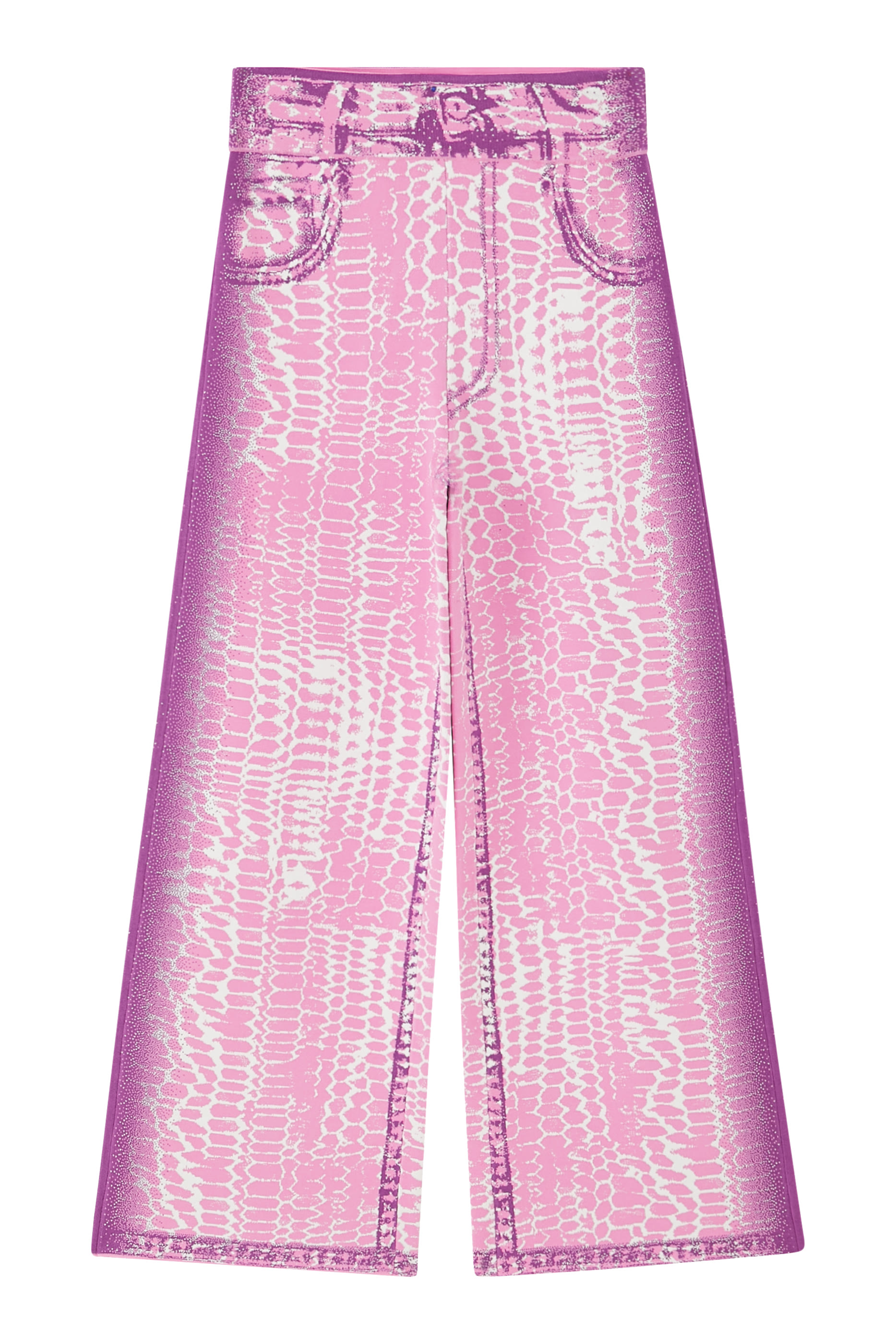 بنطال زهرا بقصة ساق واسعة