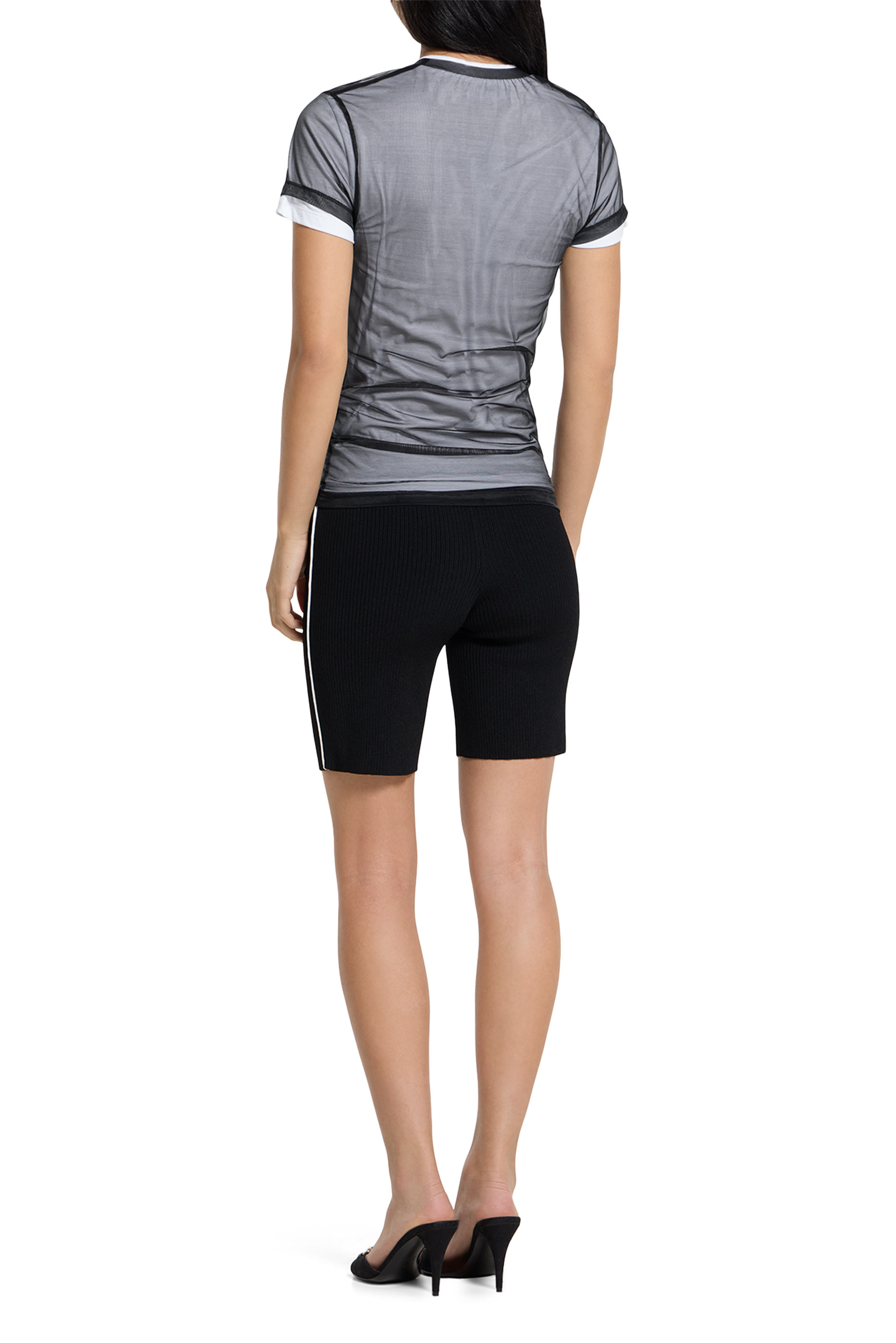 تيشيرت بطبعة وجريسيه مزدوج 