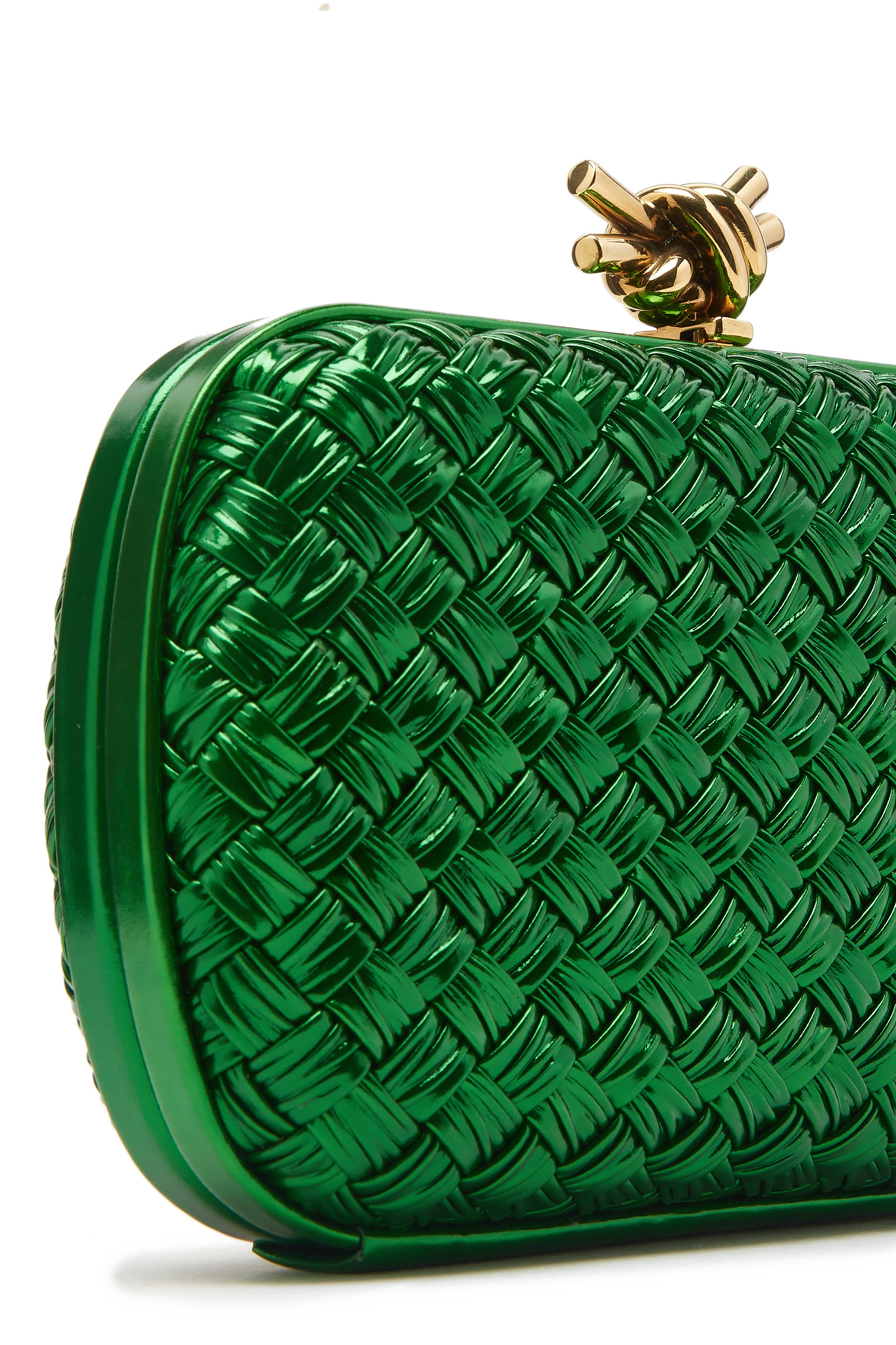 كلاتش بتصميم مجدول وعقدة جلد