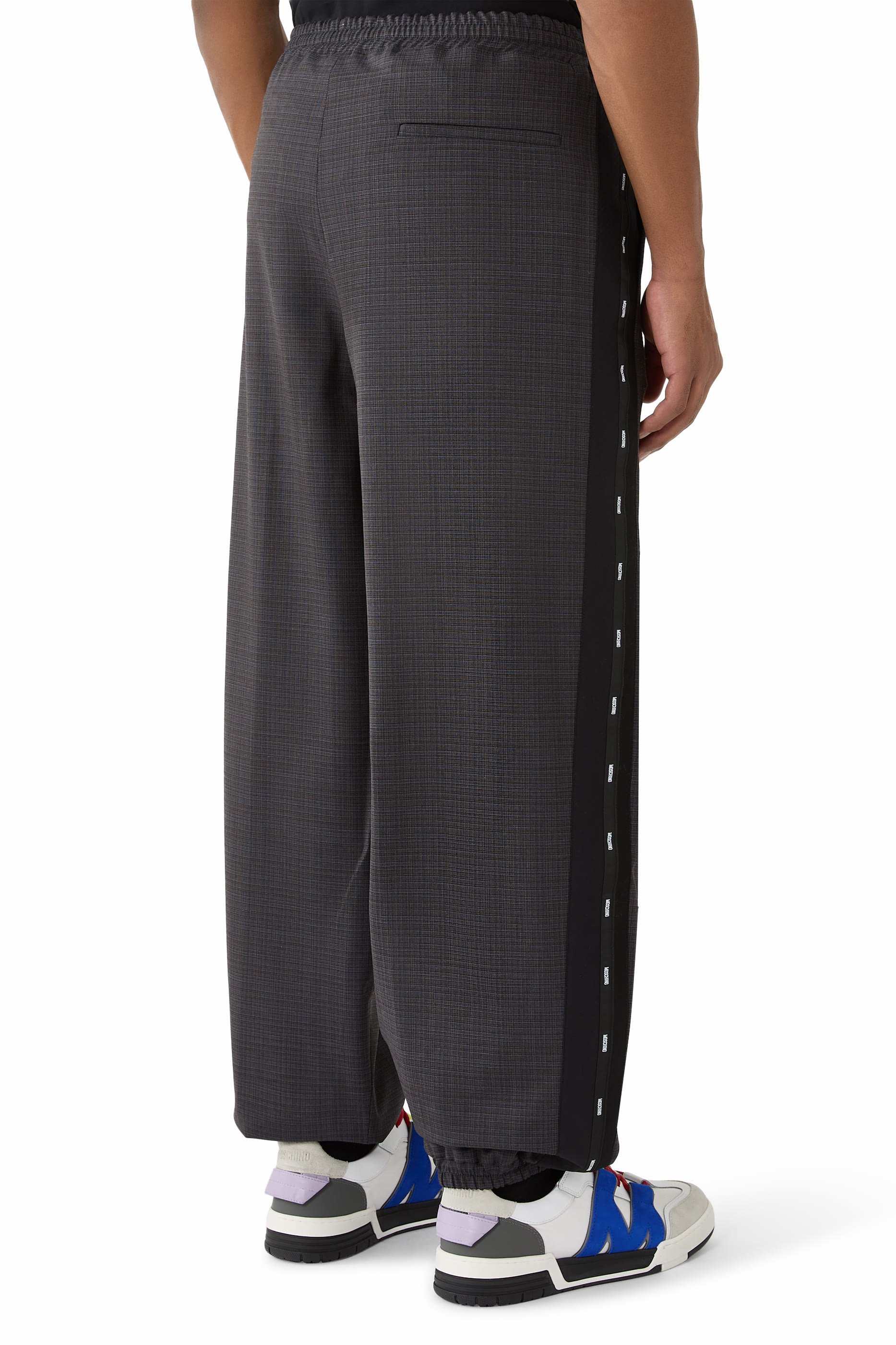 Stretch Wool Blend Trousers 