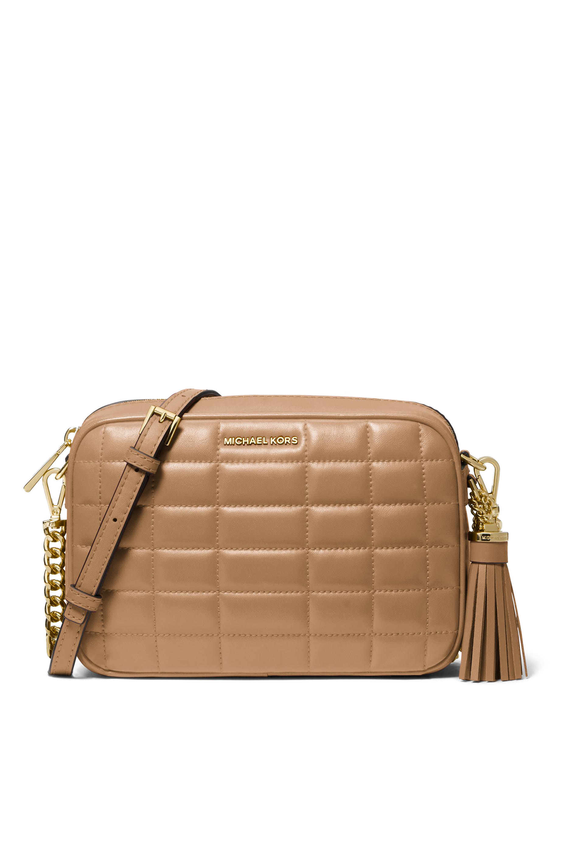 حقيبة كروس جت ست متوسطة جلد مبطن