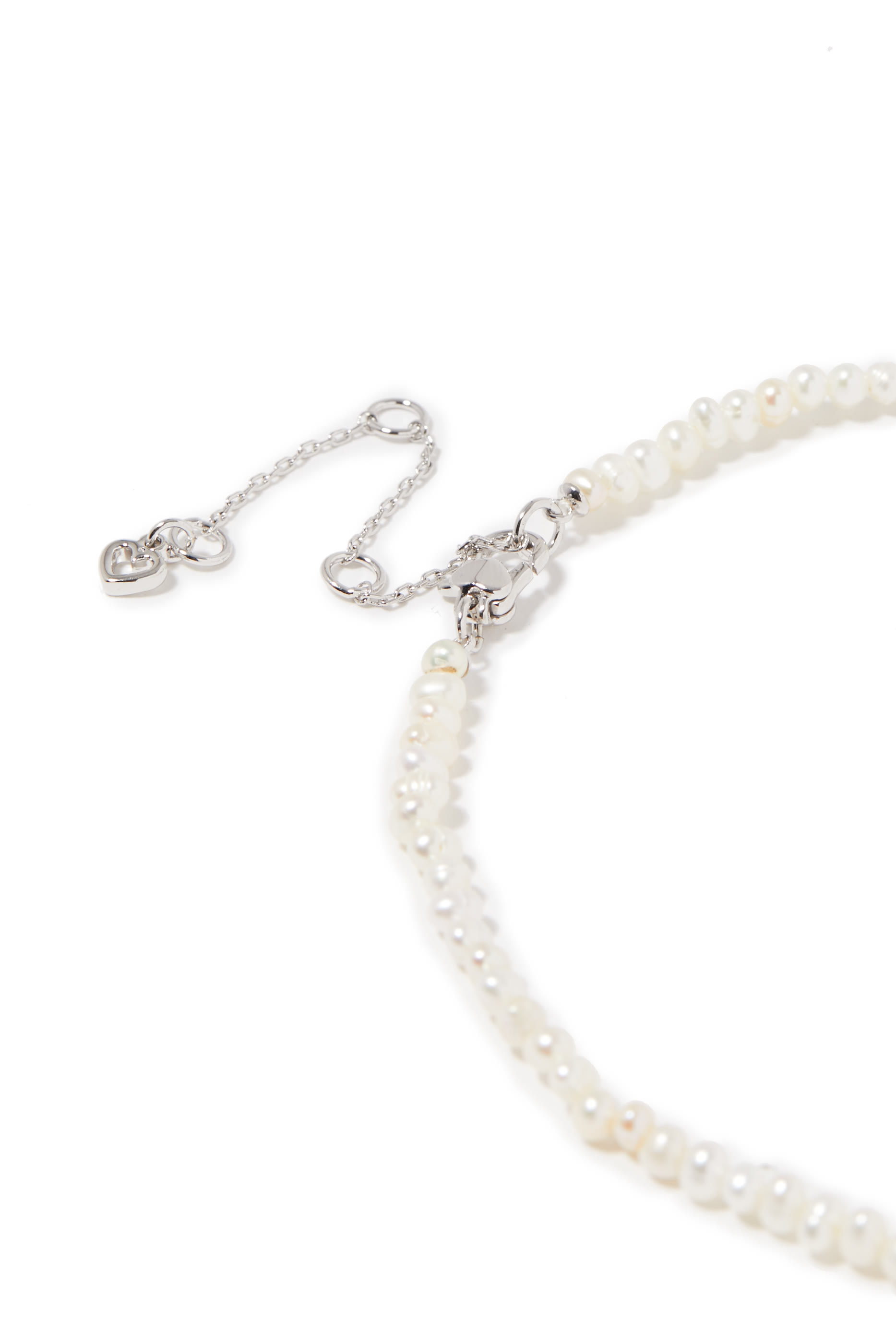 قلادة بريشس بدلاية بتصميم فيل، معدن ولؤلؤ