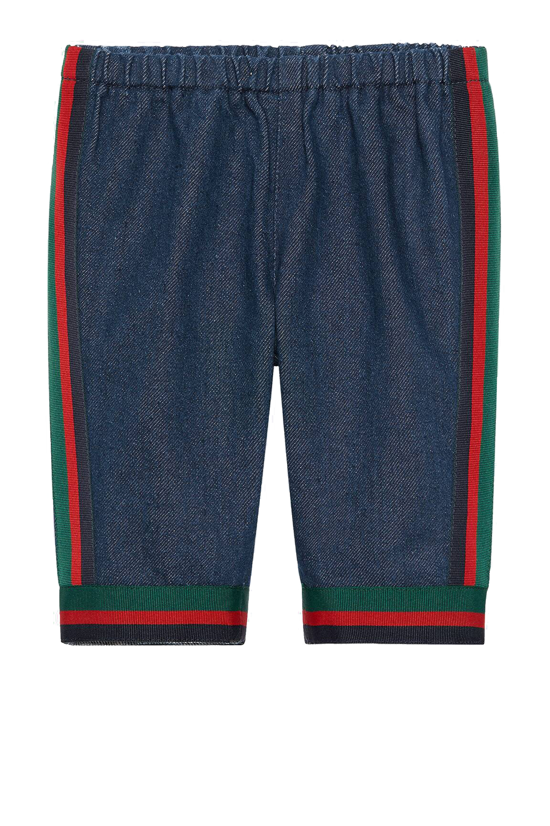 بنطال جينز بخطوط الماركة المميزة