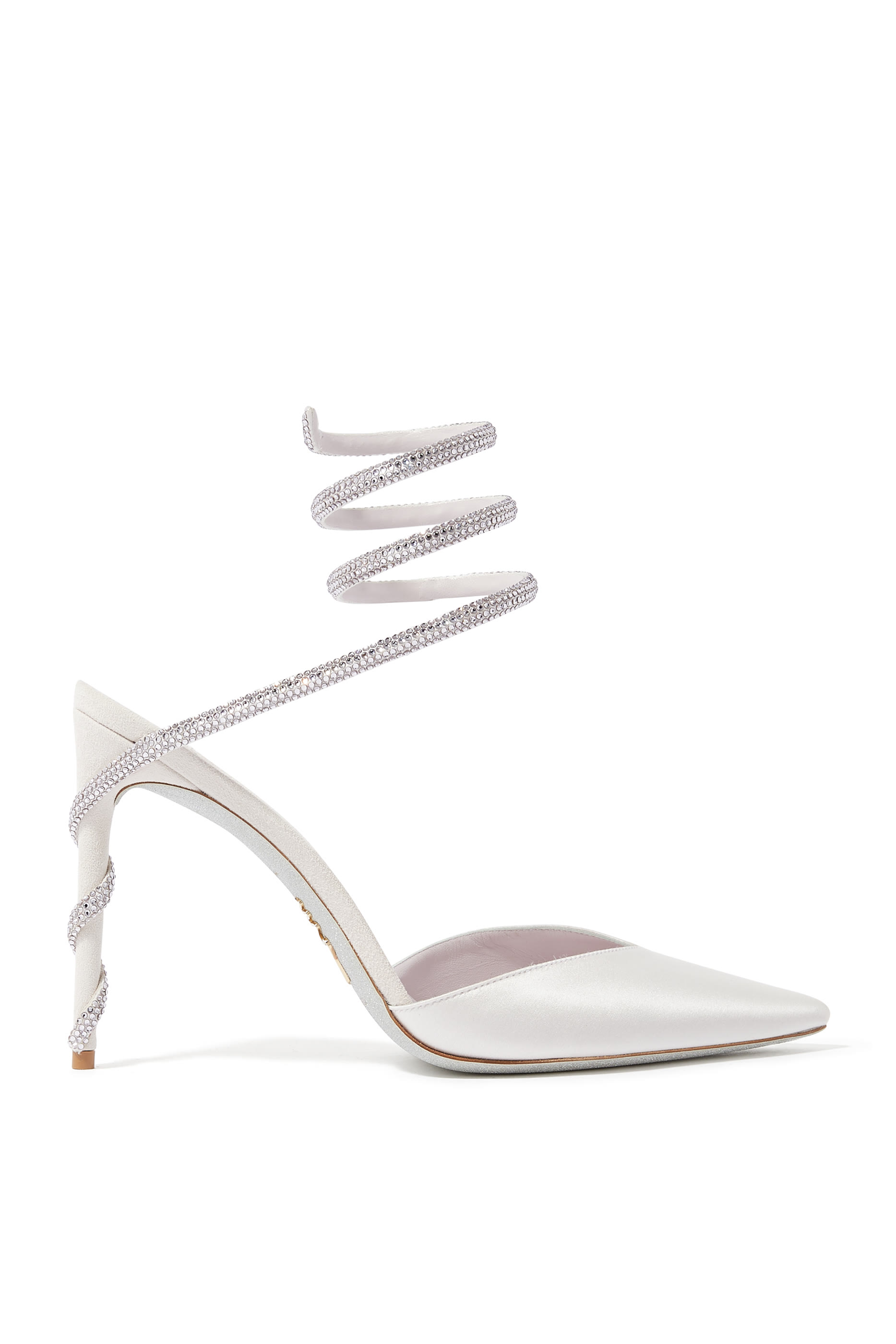 حذاء كليو 105 كلاسيك مرصع بالكريستال يلتف حول القدم