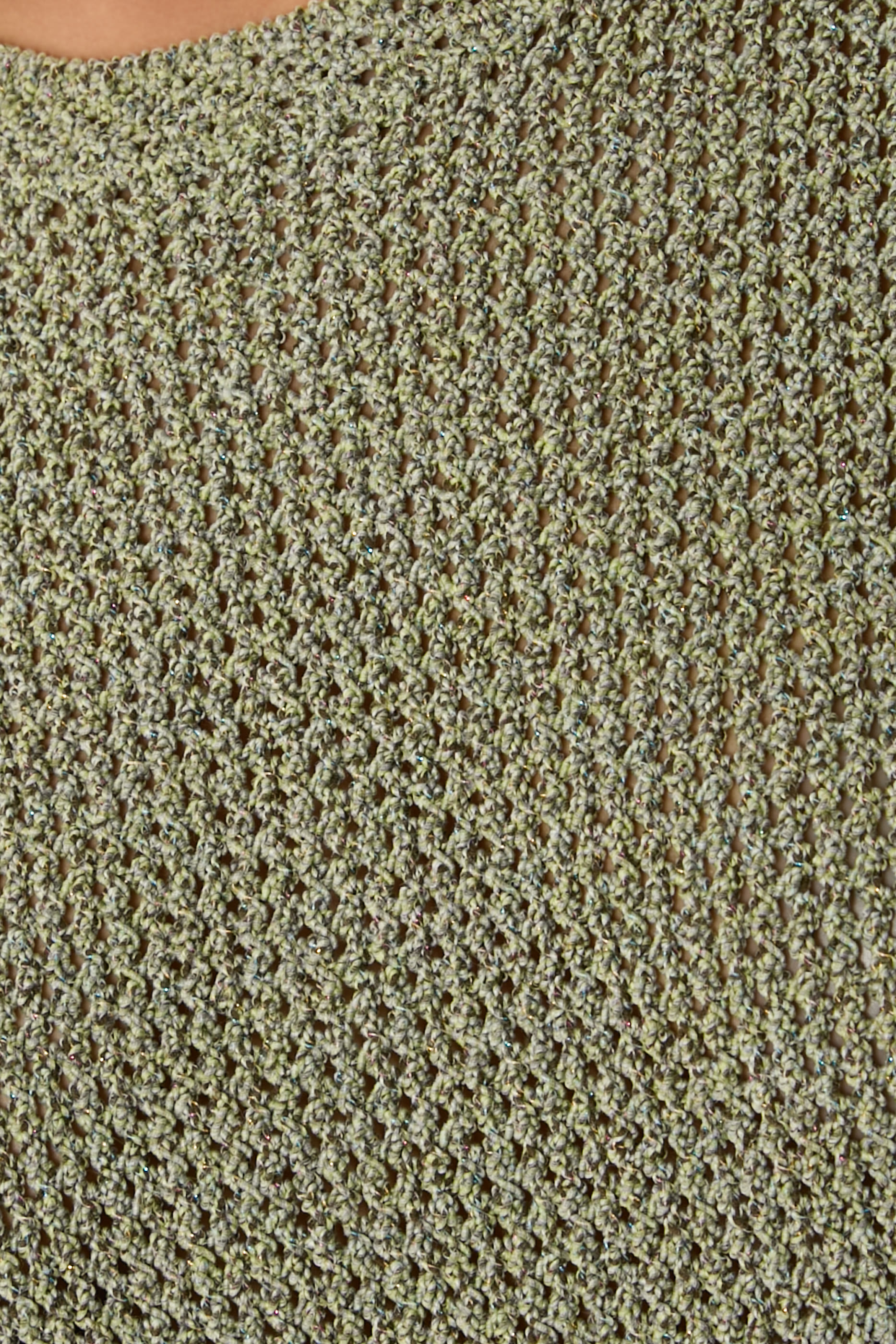 بلوزة إيبيزا بظهر V منسوجة