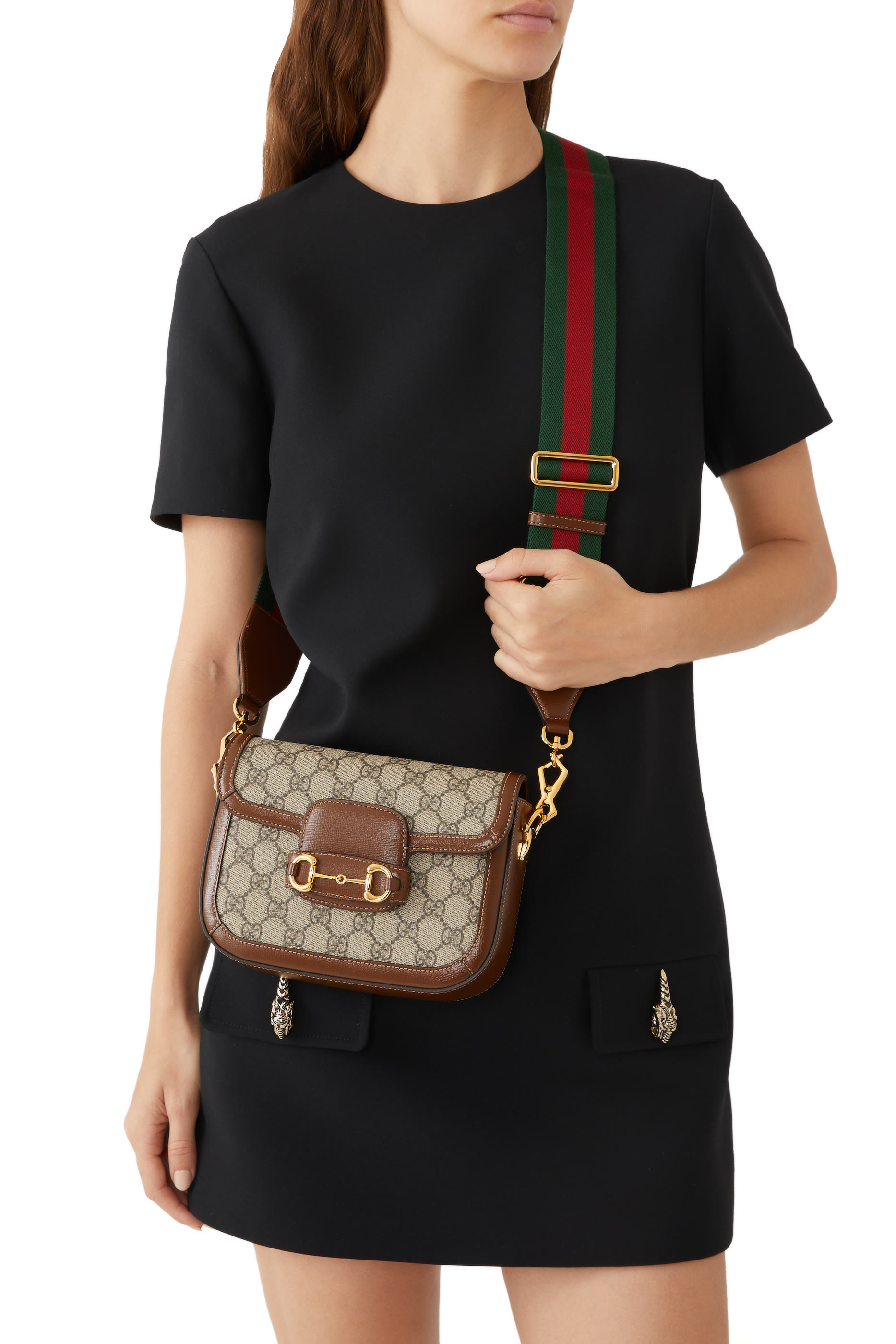 حقيبة ميني 1955 بحلية لجام الحصان