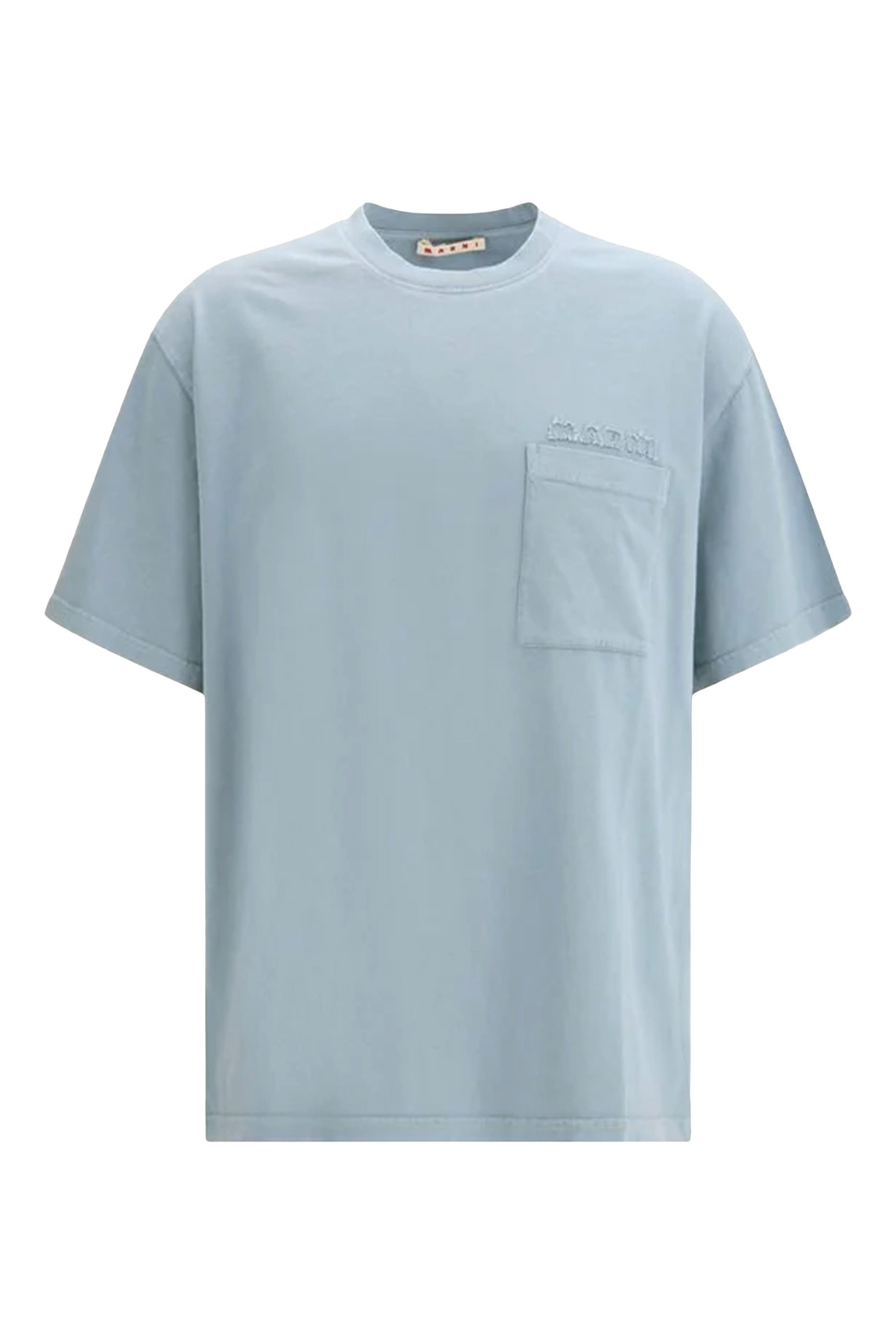 تيشيرت برقعات حروف شعار الماركة قطن