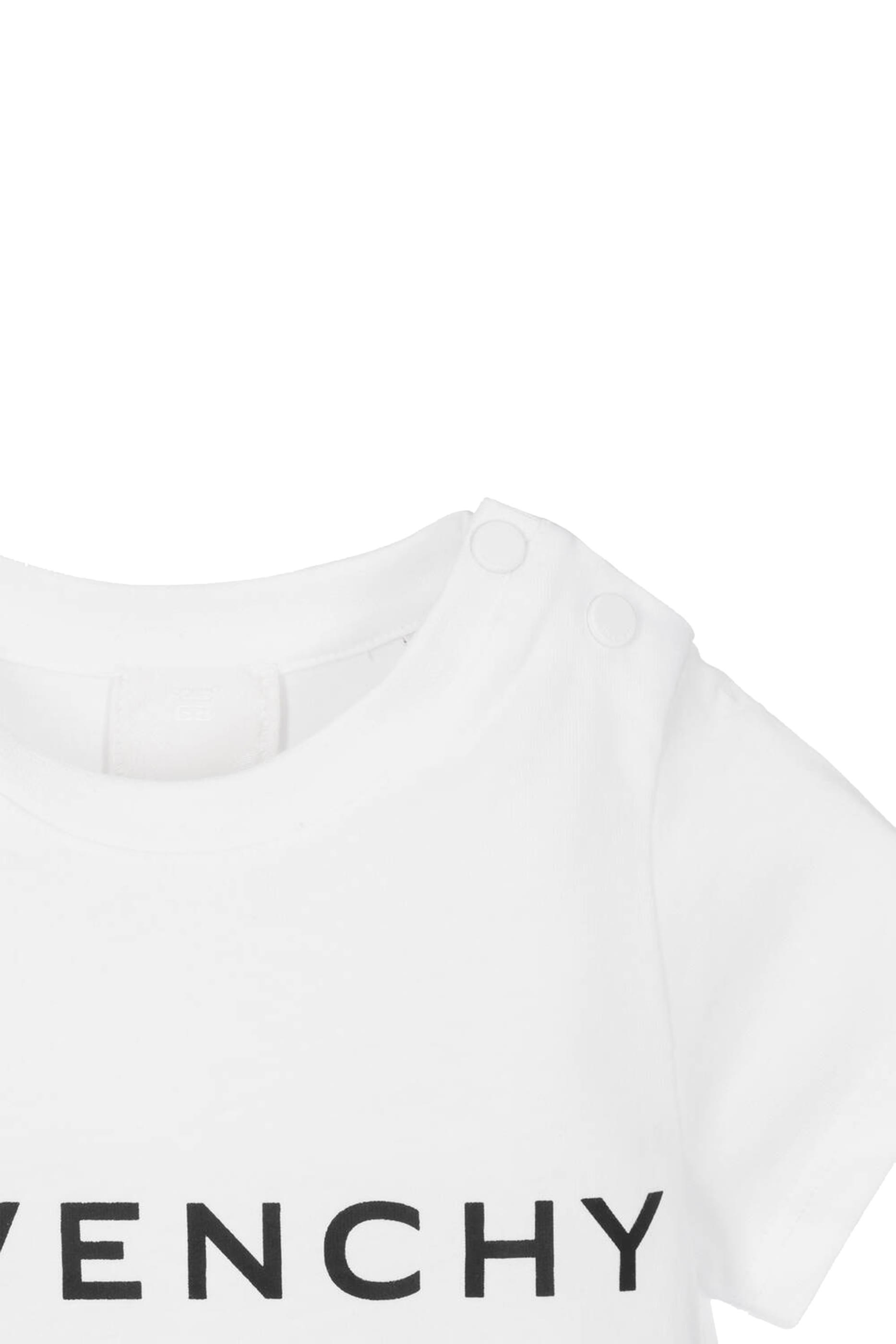 تيشيرت للأطفال بأكمام قصيرة وطبعات شعار الماركة